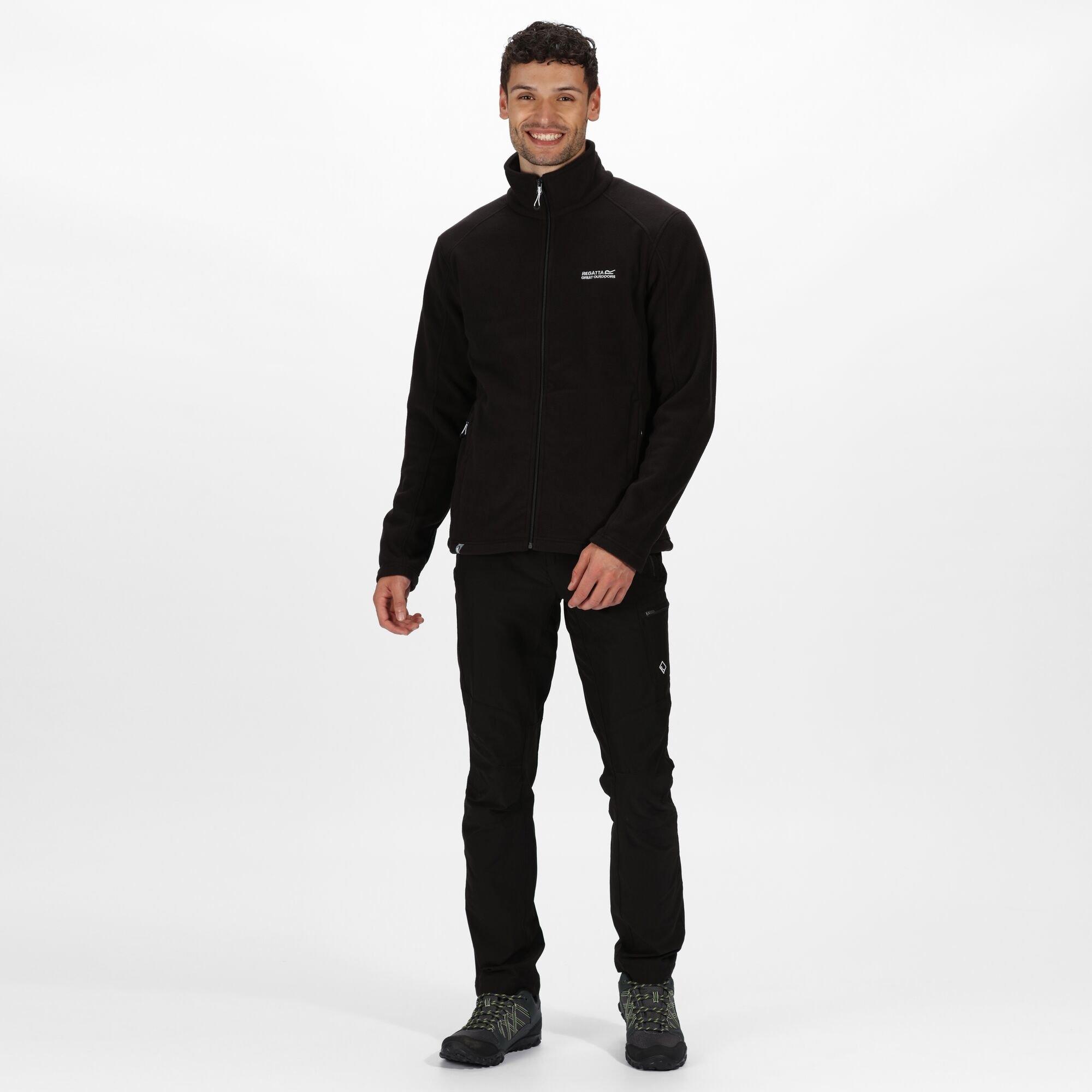 Black(Black) - Regatta - Hedman II Full Zip Fleece Jacket - 11