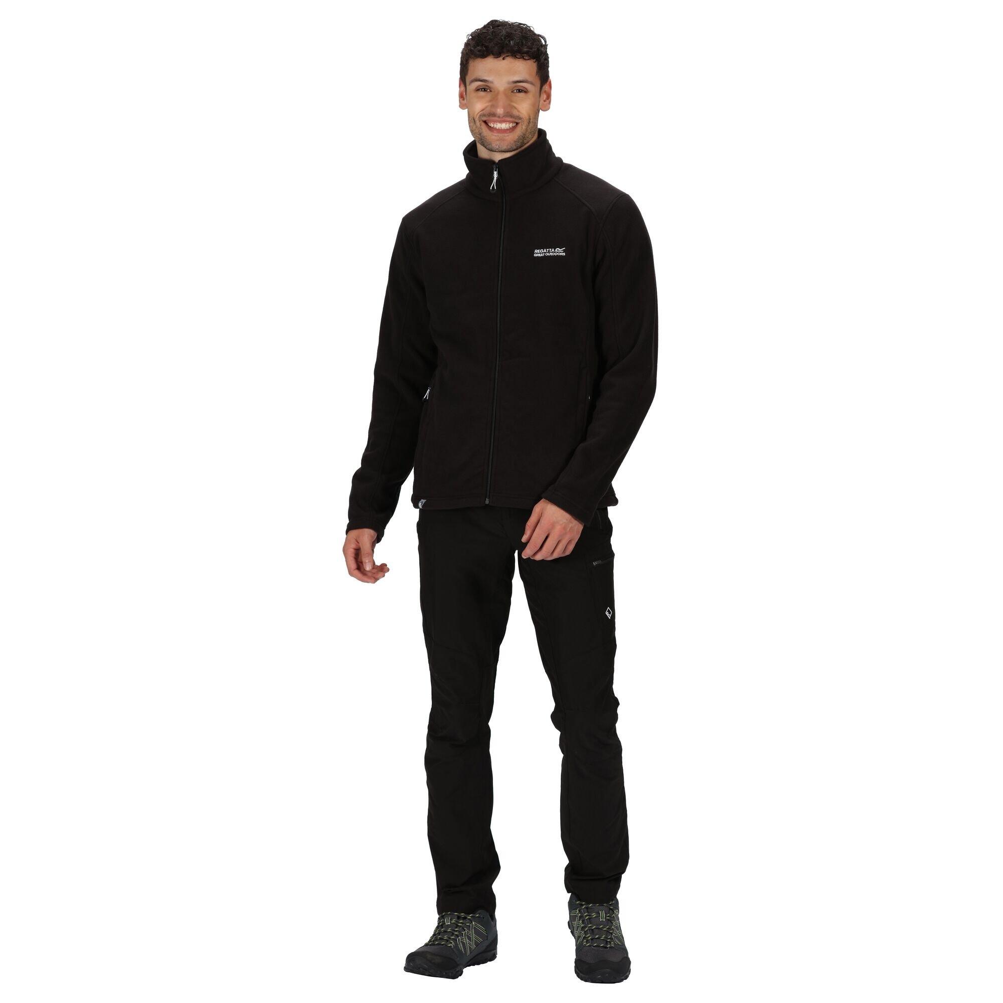 Black(Black) - Regatta - Hedman II Full Zip Fleece Jacket - 12