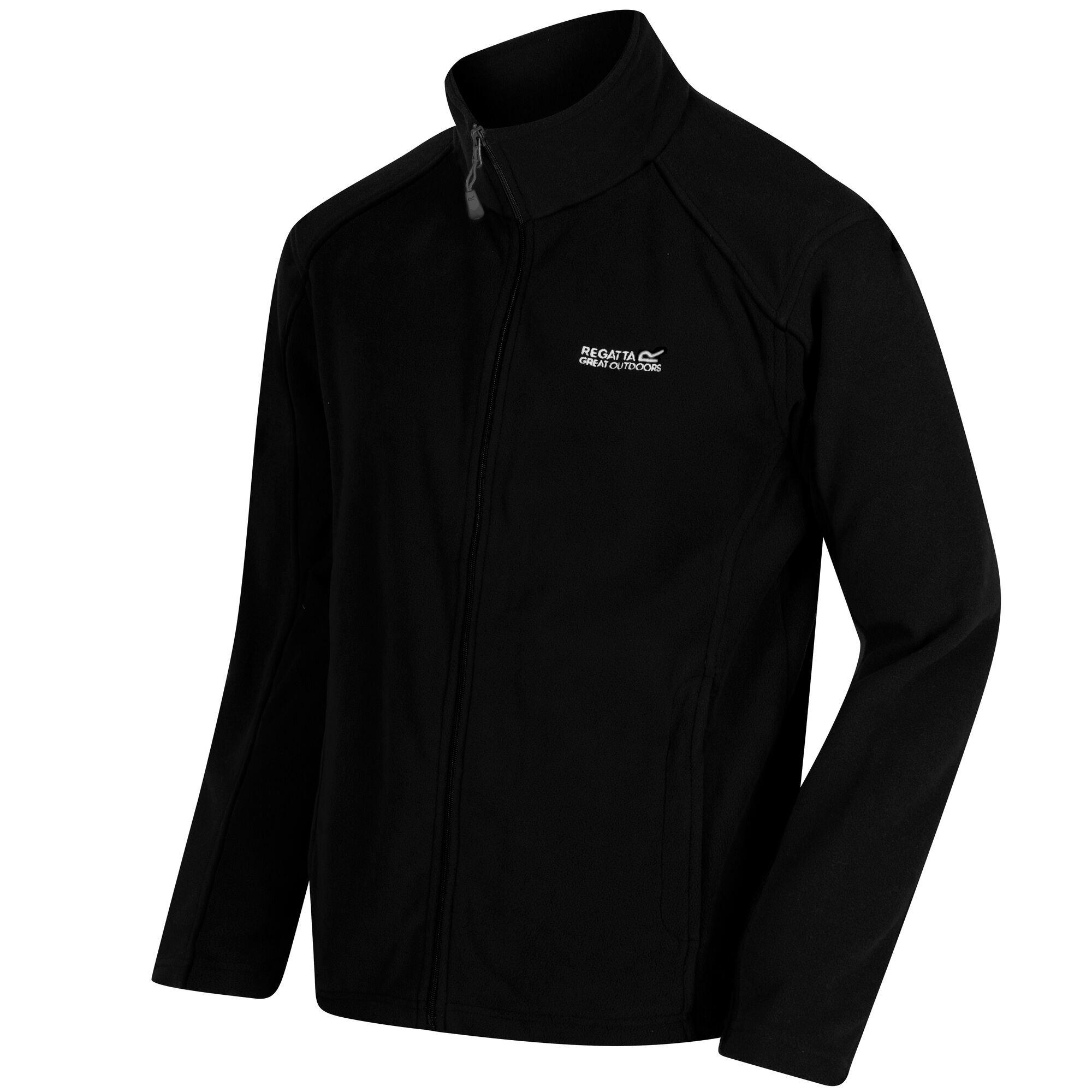 Black(Black) - Regatta - Hedman II Full Zip Fleece Jacket - 6