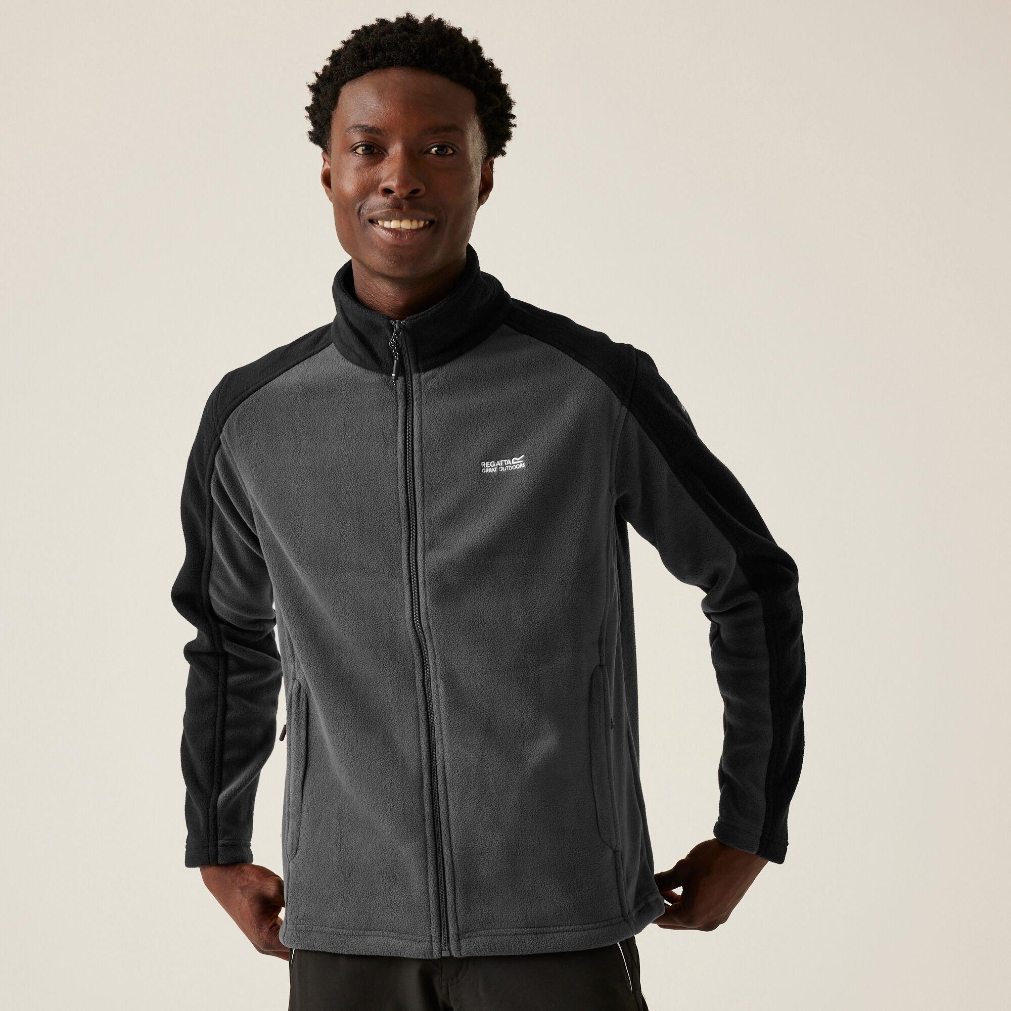 Iron/Black - Regatta - Hedman II Full Zip Fleece Jacket - 1