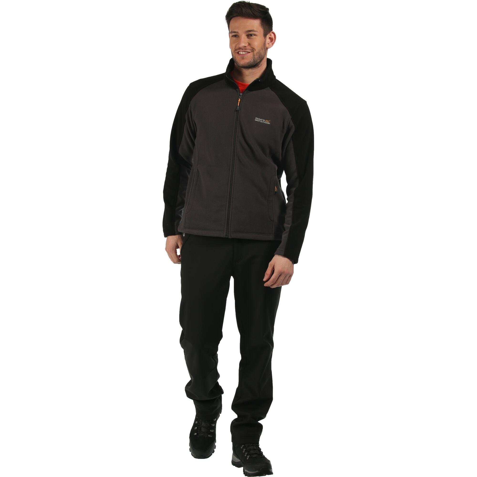 Iron/Black - Regatta - Hedman II Full Zip Fleece Jacket - 15