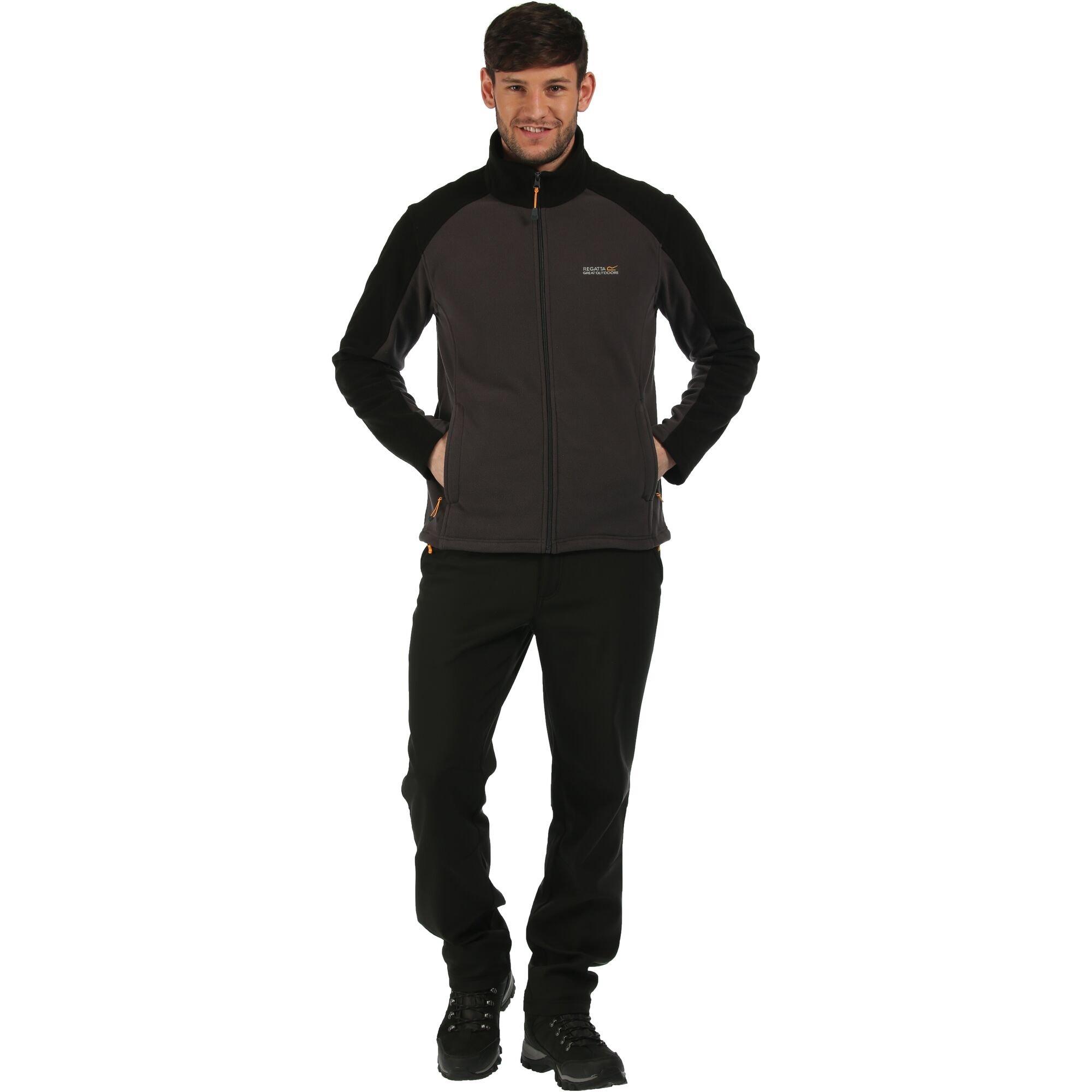 Iron/Black - Regatta - Hedman II Full Zip Fleece Jacket - 16