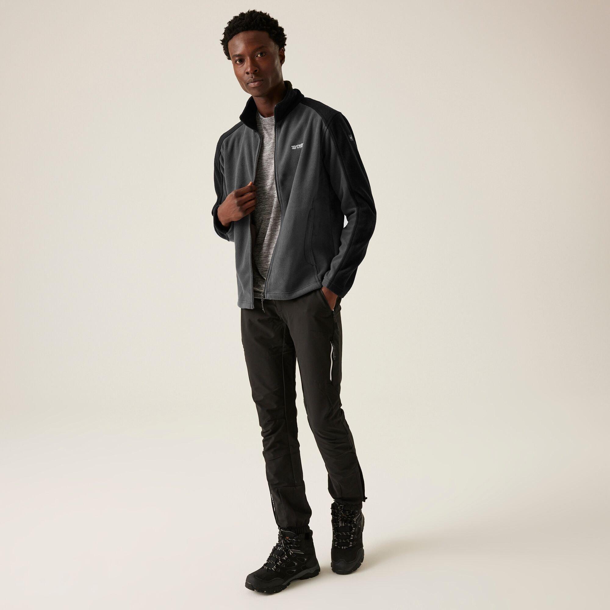 Iron/Black - Regatta - Hedman II Full Zip Fleece Jacket - 3