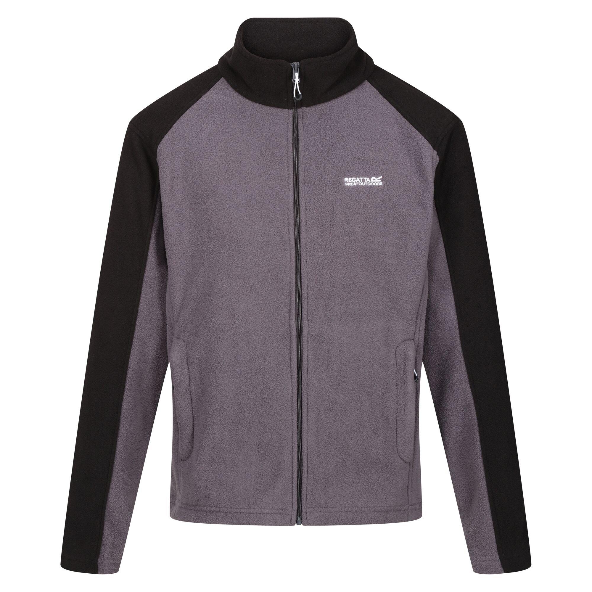 Iron/Black - Regatta - Hedman II Full Zip Fleece Jacket - 5