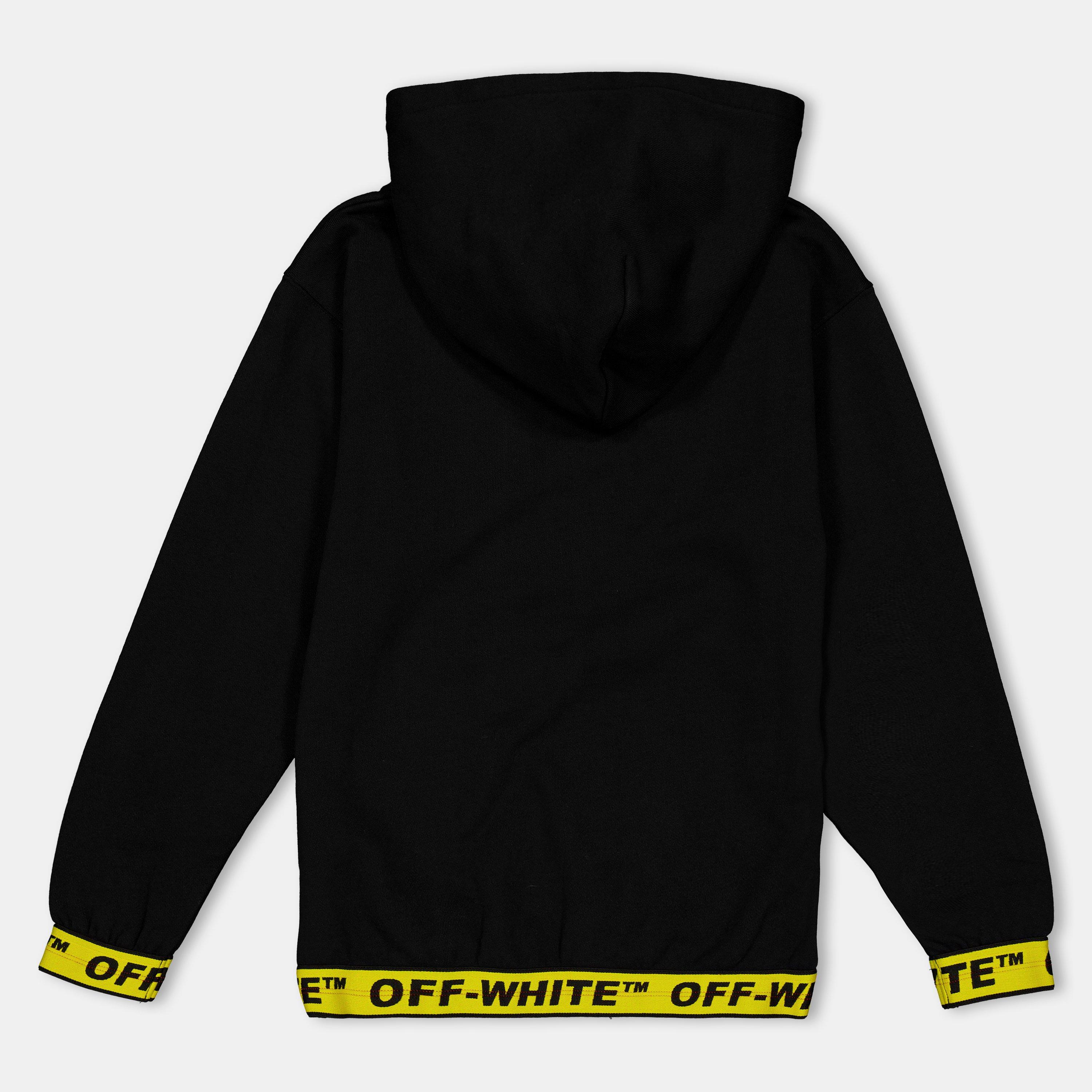 Black - Off White - Kids Hoodie - 2