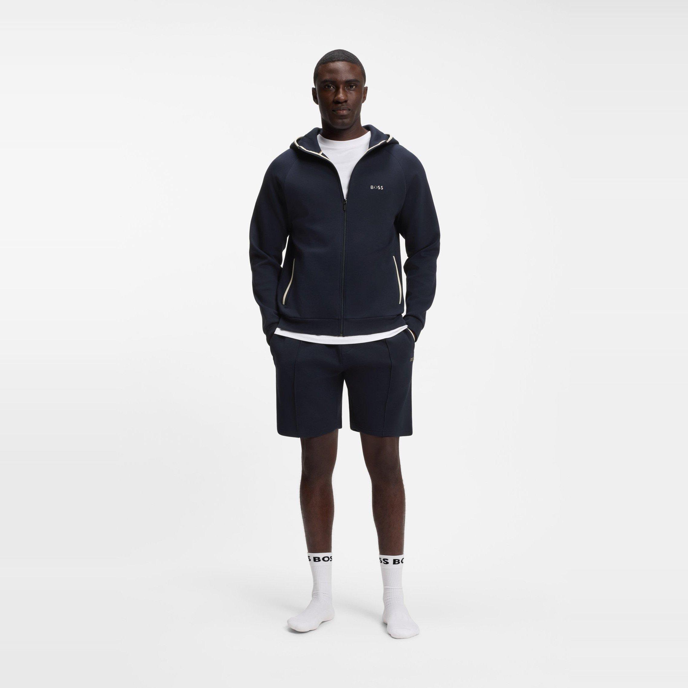 Dark Blue 403 - Boss - Men's Zip Hoodie - 2