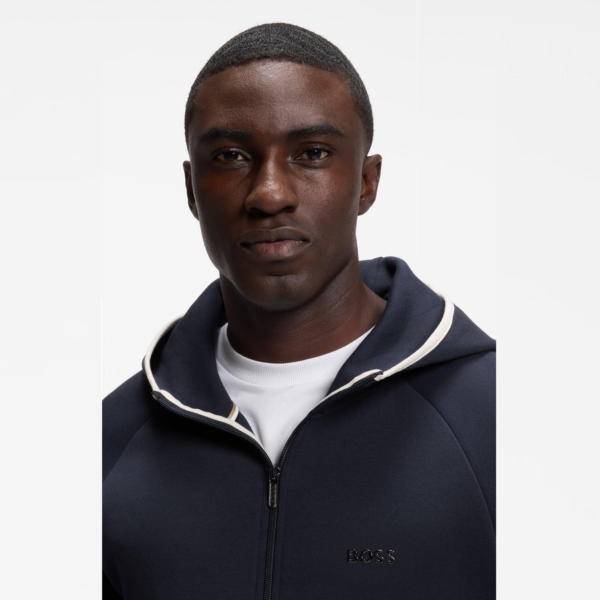 Dark Blue 403 - Boss - Men's Zip Hoodie - 4