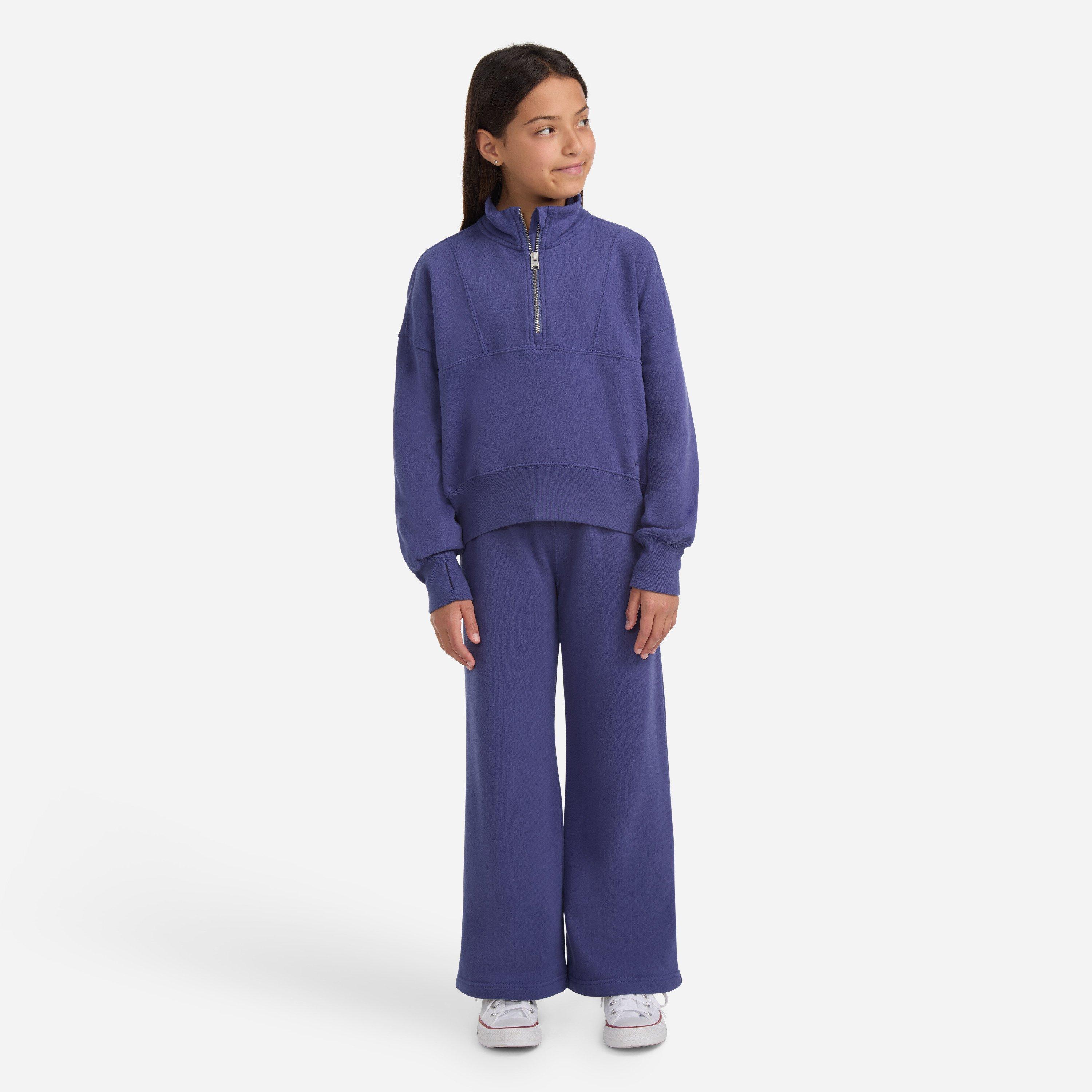 Blue UD1 - Abercrombie and Fitch - Kids' 1/4 Zip Fleece - 2