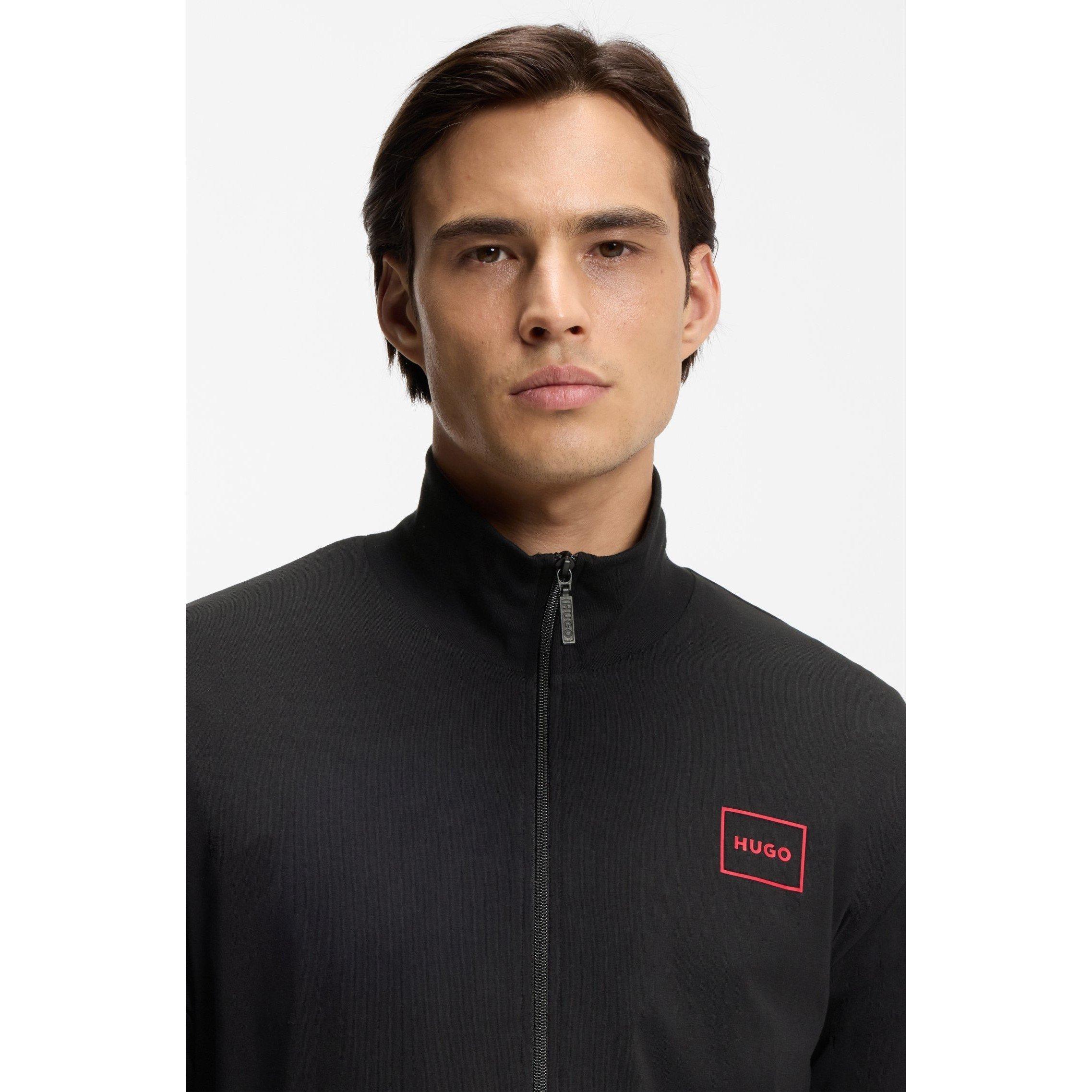 Black - Hugo - Hugo Laze Zip Jacket 10261152 01 - 4