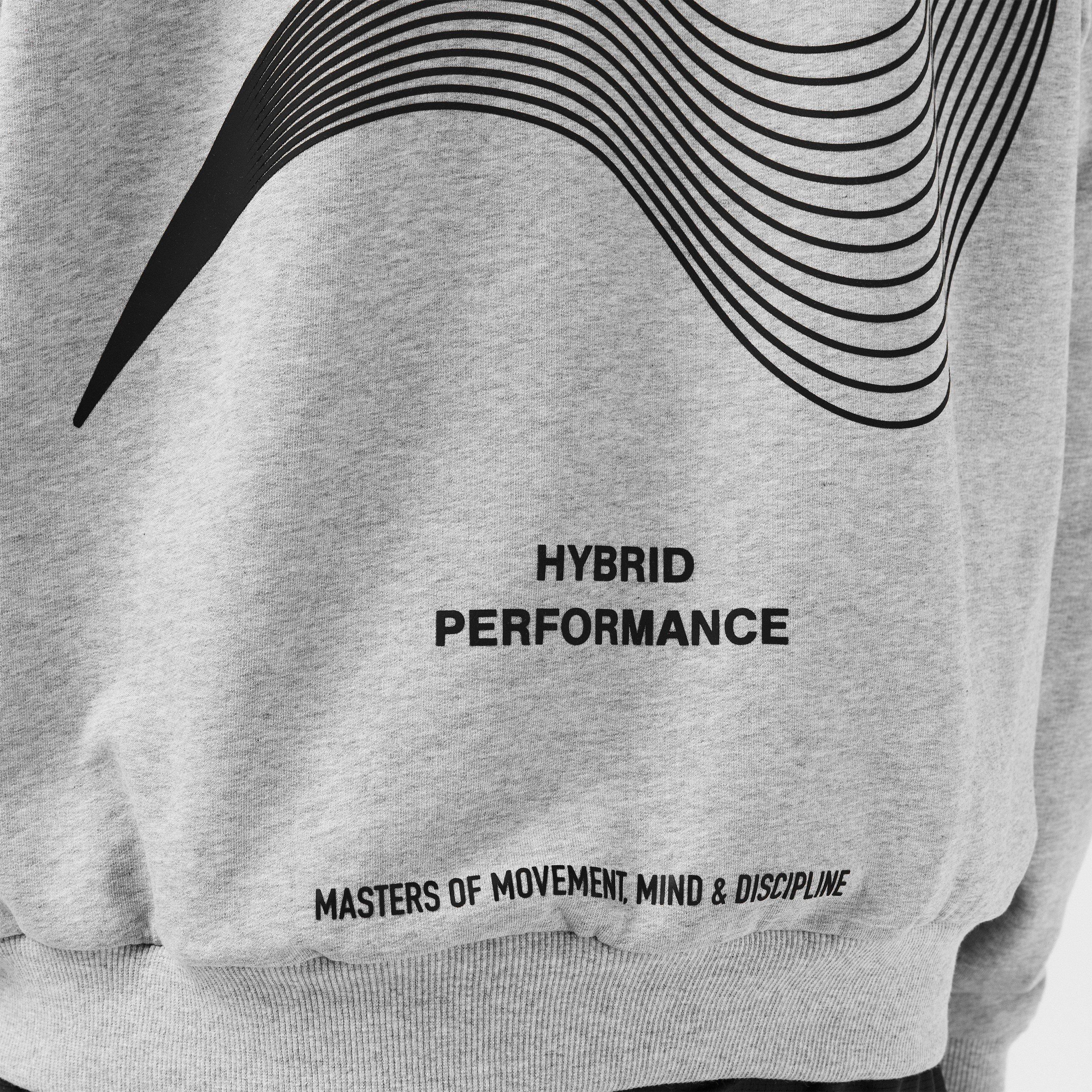 Grey Marl - Hybrid Performance - Men's Moisture Wicking Hoodie - 5