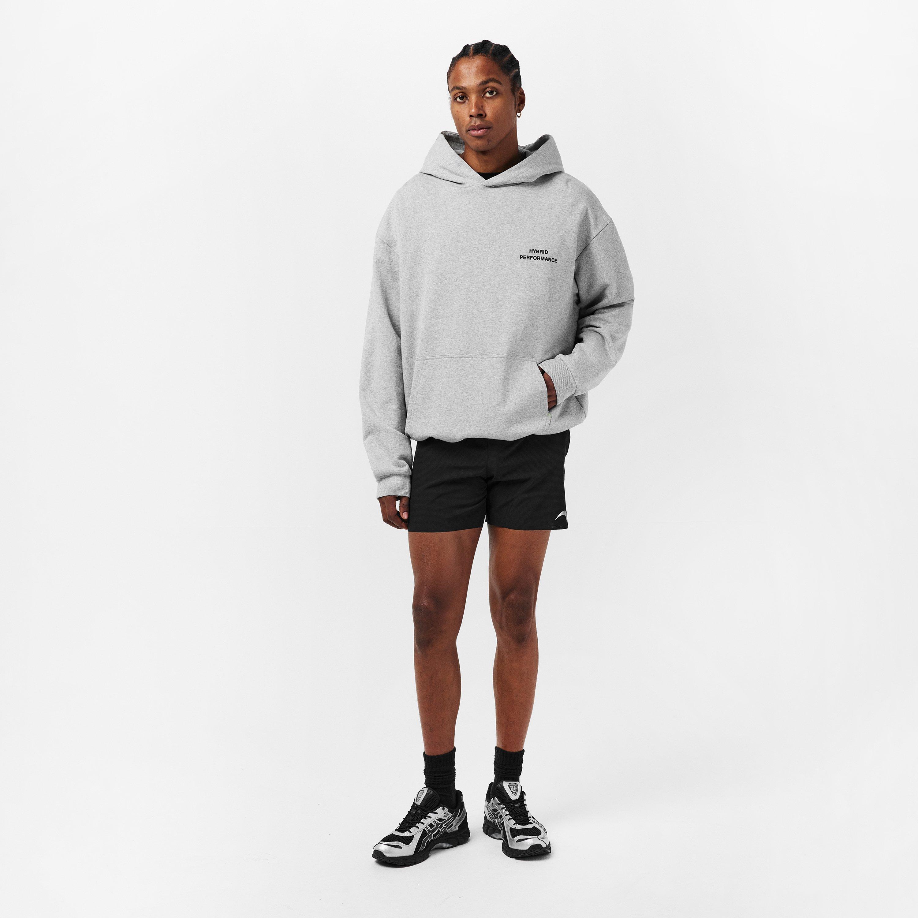 Grey Marl - Hybrid Performance - Men's Moisture Wicking Hoodie - 6