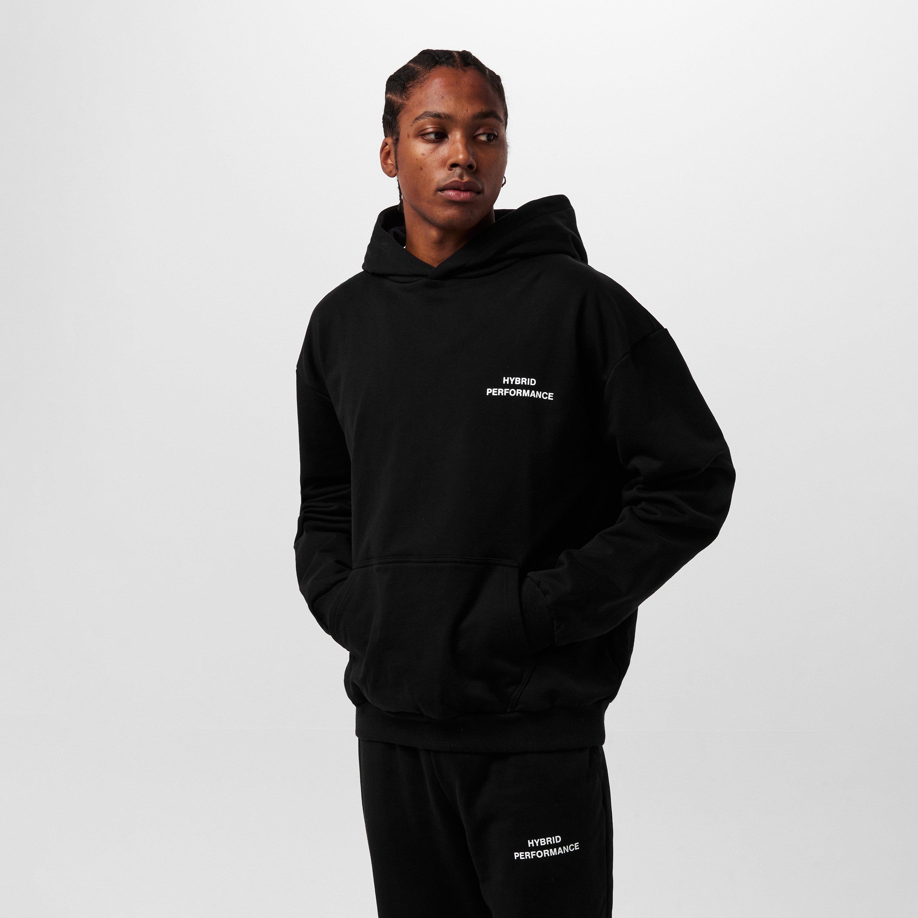 Black - Hybrid Performance - Men's Moisture Wicking Hoodie - 3