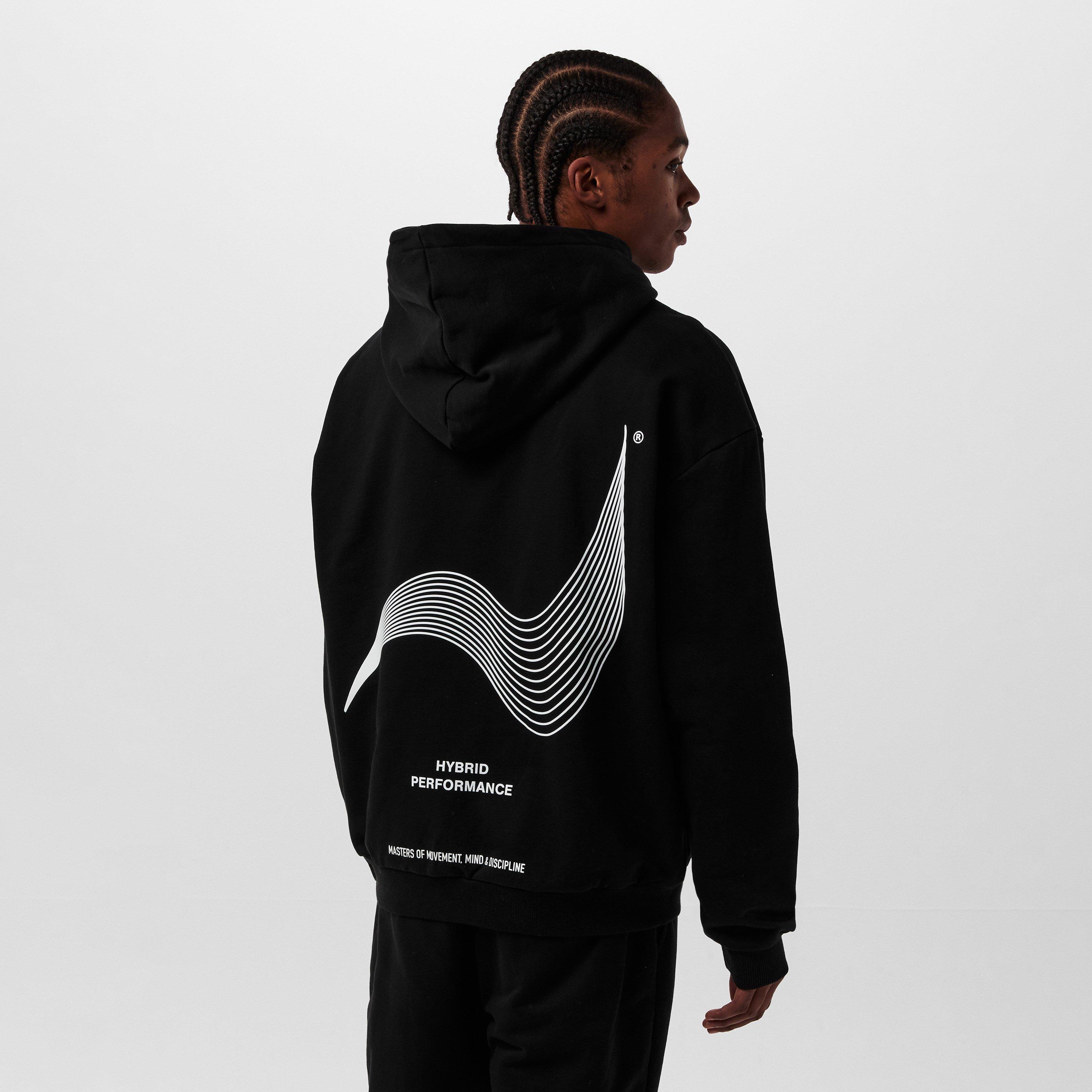 Black - Hybrid Performance - Men's Moisture Wicking Hoodie - 4