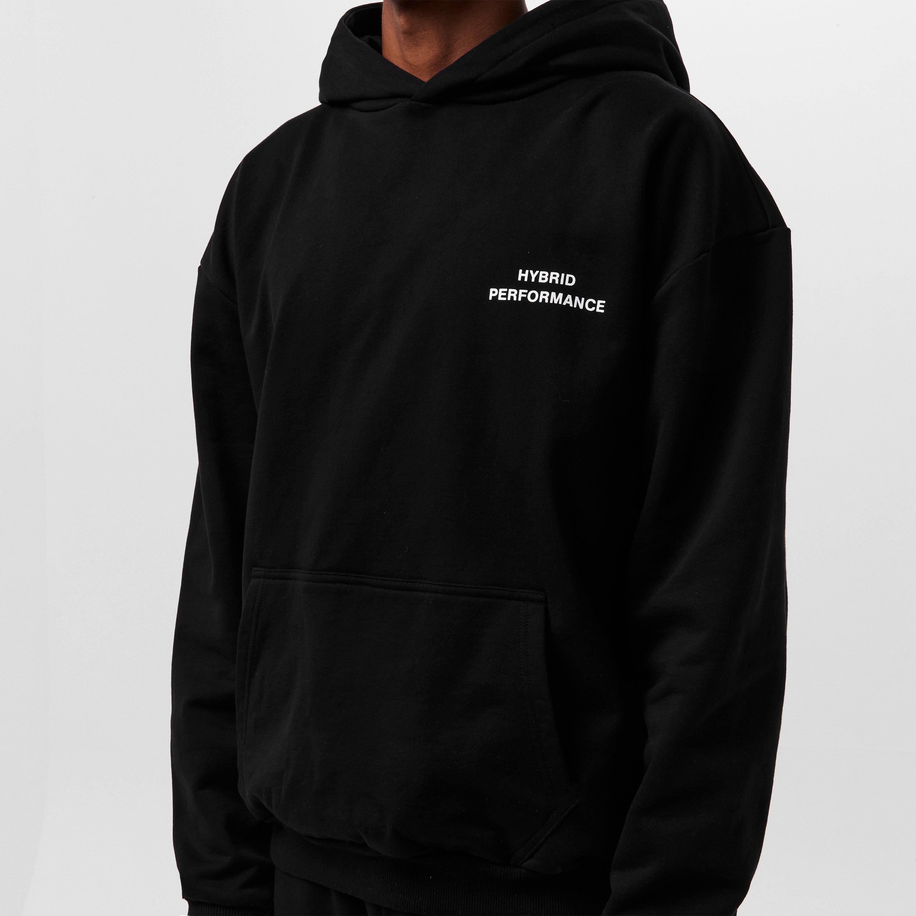 Black - Hybrid Performance - Men's Moisture Wicking Hoodie - 5