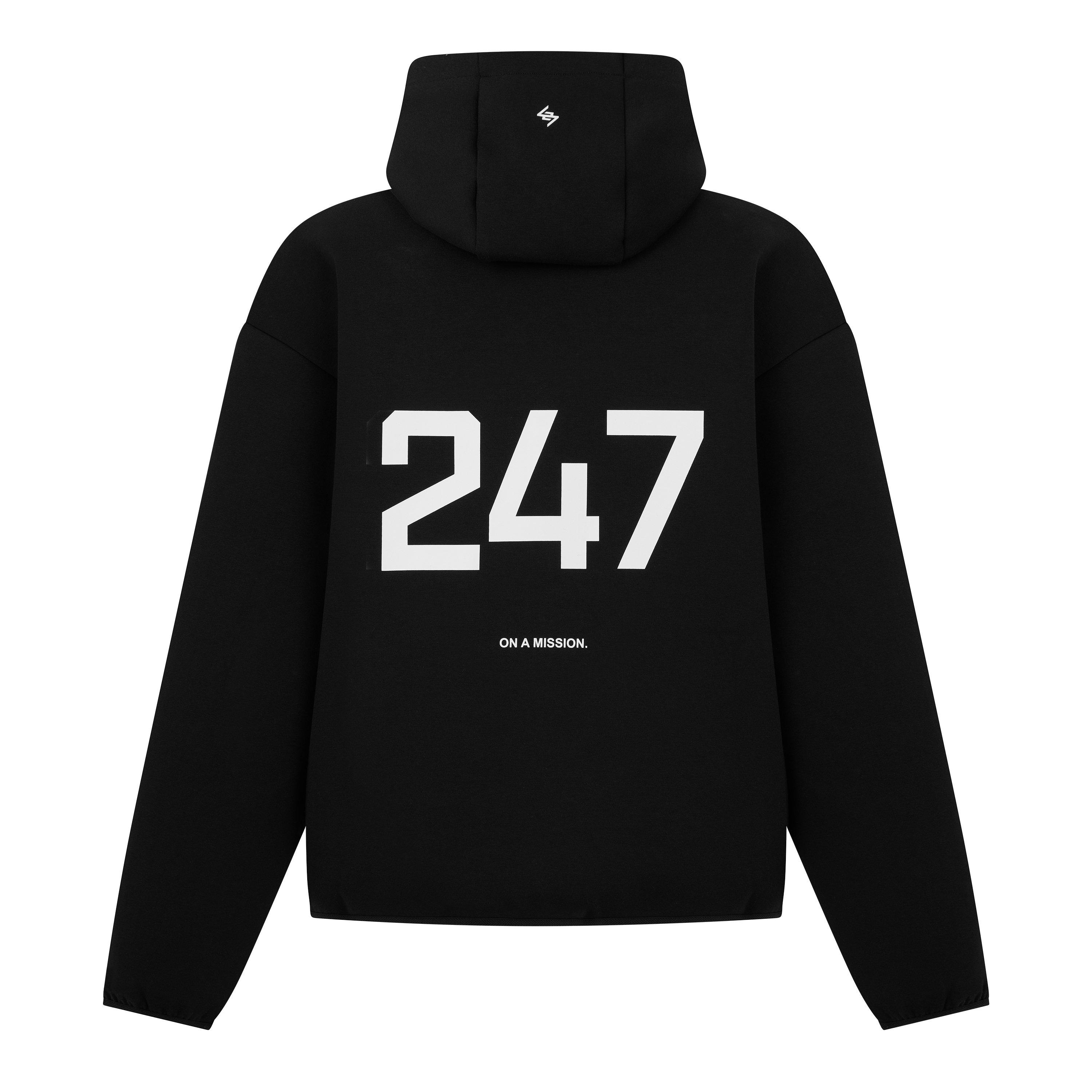Jet Black - Represent 247 - R247 247 Zip Hoodie Sn64 - 2