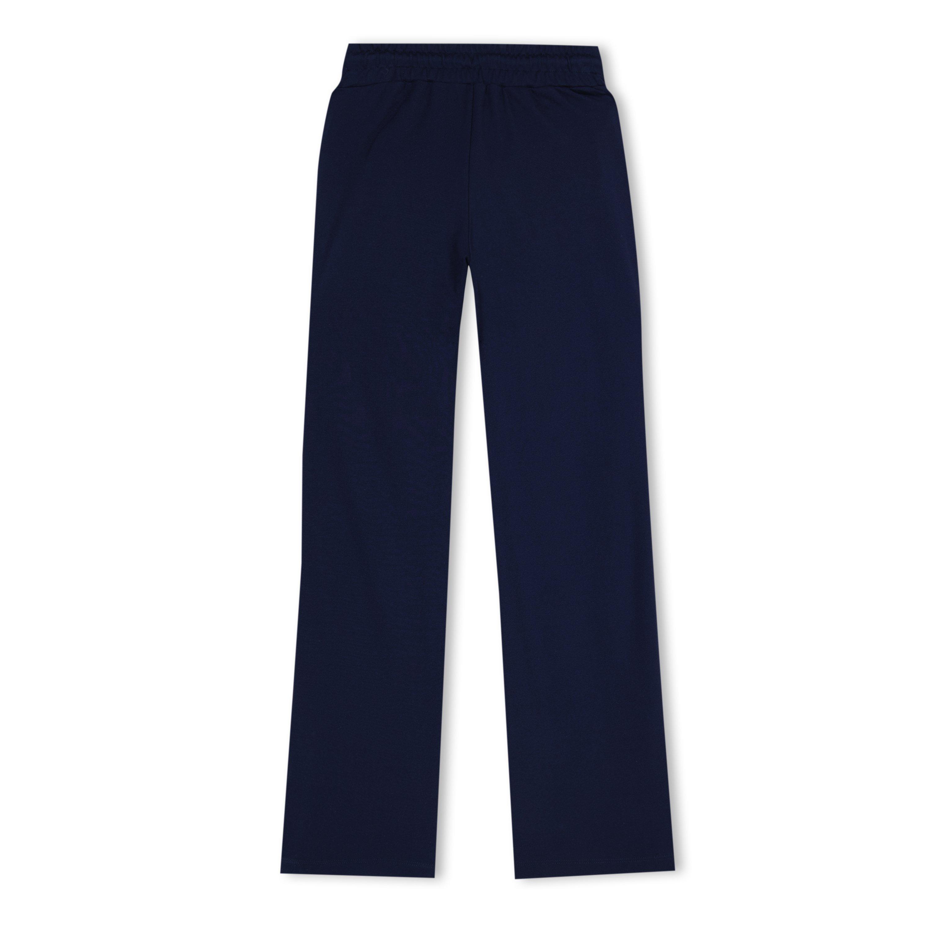 NAVY - Boss - Kids Chino Trousers, Elasticated Waist with Drawstring - 2