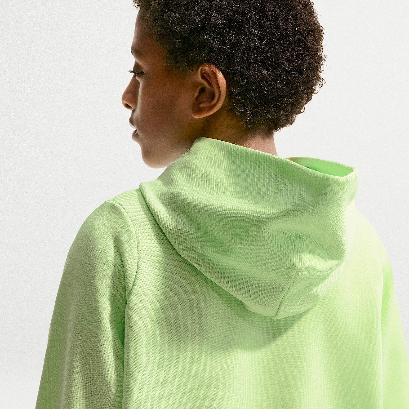 Liquid Lime - Nike - Kids' LEGO Over the Head Cotton Oversized-Fit Hoodie - 5