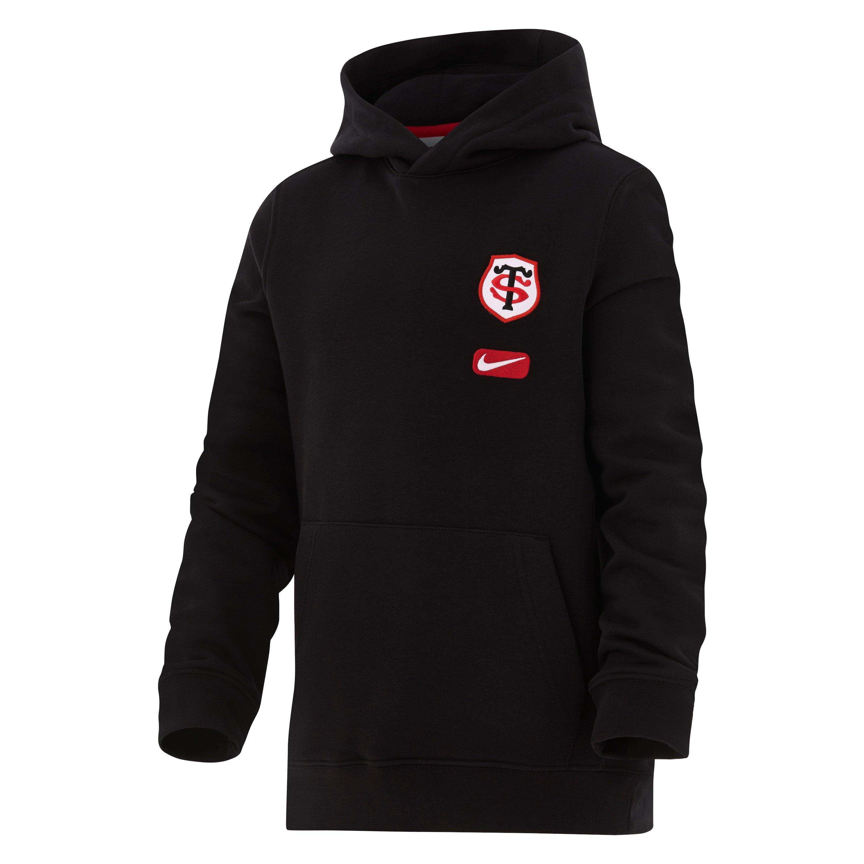 Zwart/Effen Rood/Wit - Nike - Nike ST Hoodie Jn71 - 1