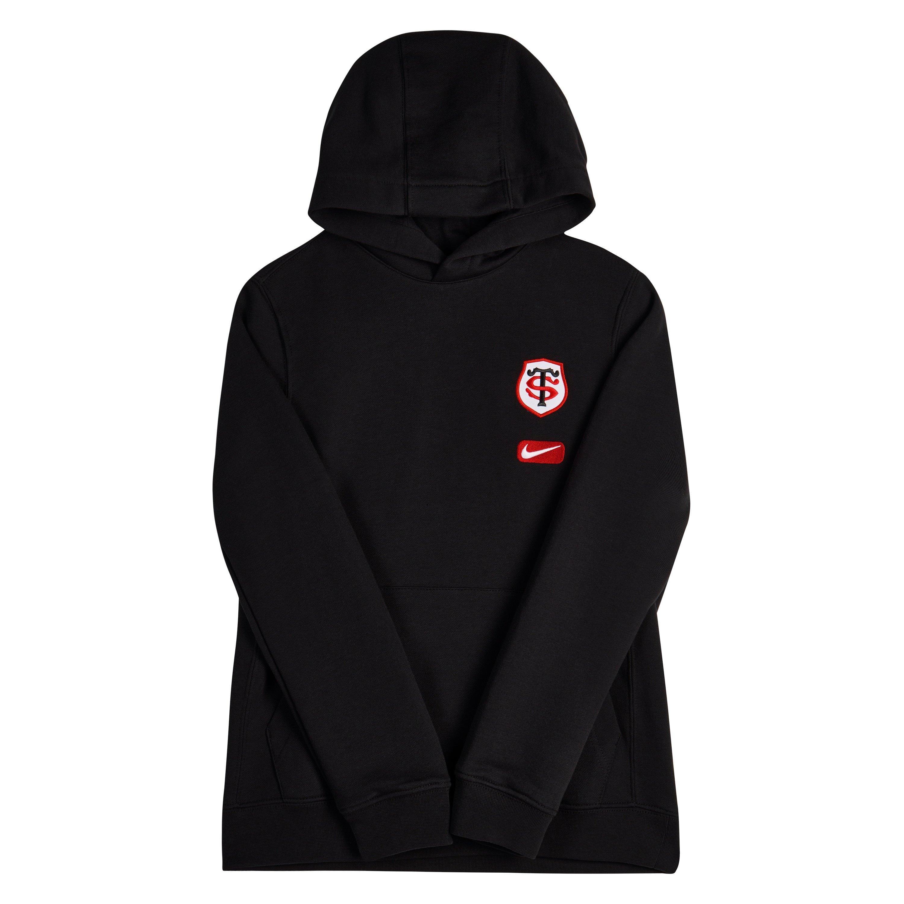 Zwart/Effen Rood/Wit - Nike - Nike ST Hoodie Jn71 - 2