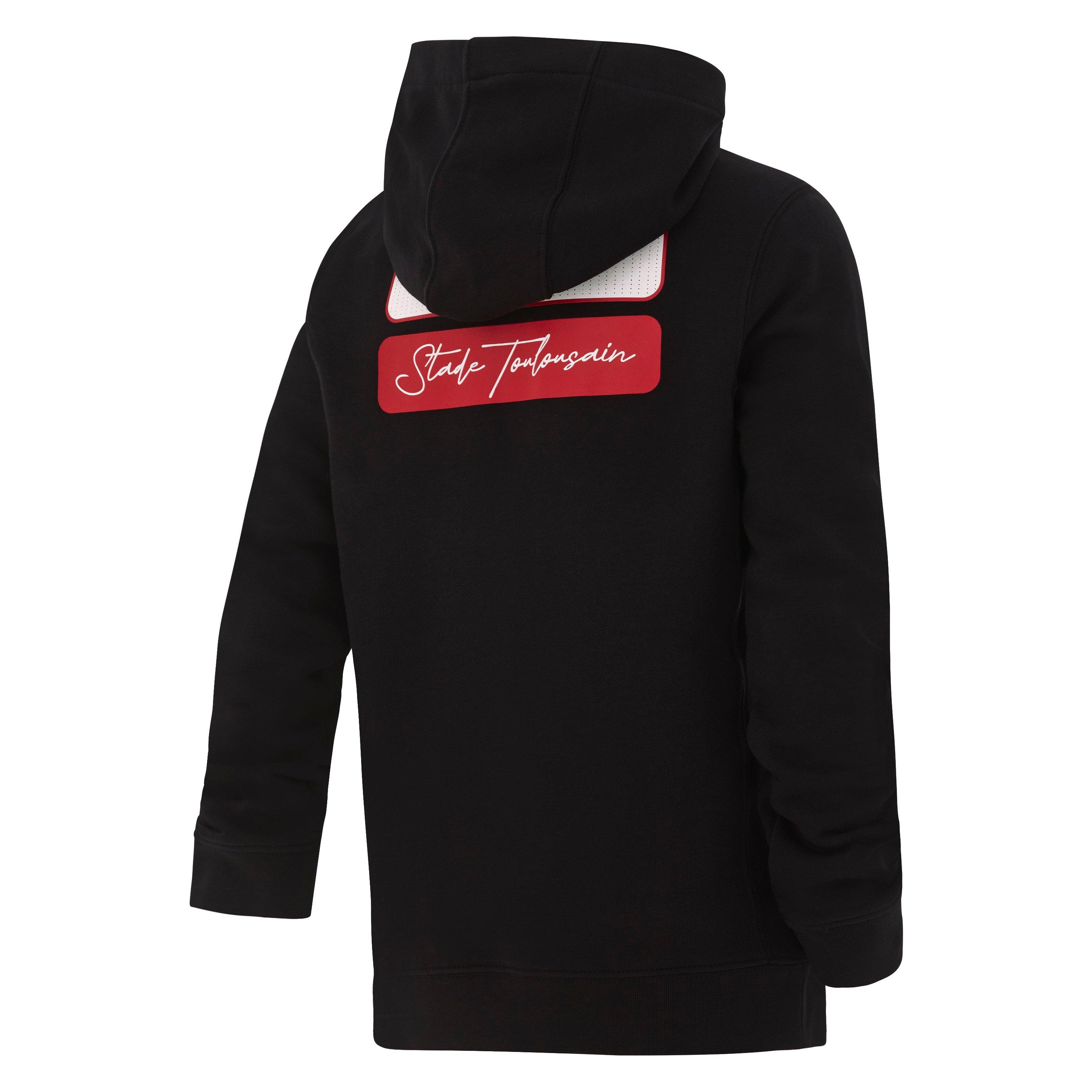 Zwart/Effen Rood/Wit - Nike - Nike ST Hoodie Jn71 - 3