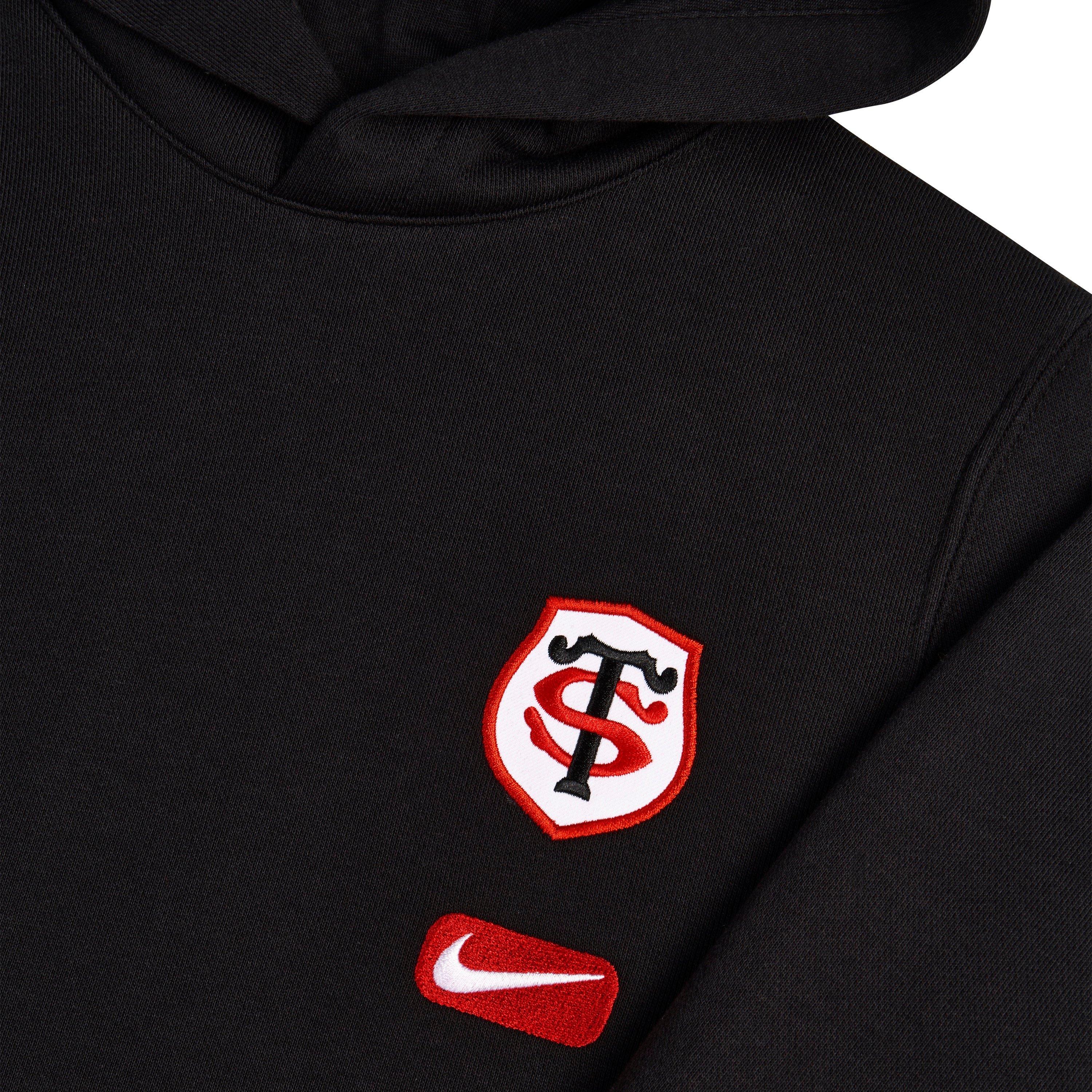 Zwart/Effen Rood/Wit - Nike - Nike ST Hoodie Jn71 - 4