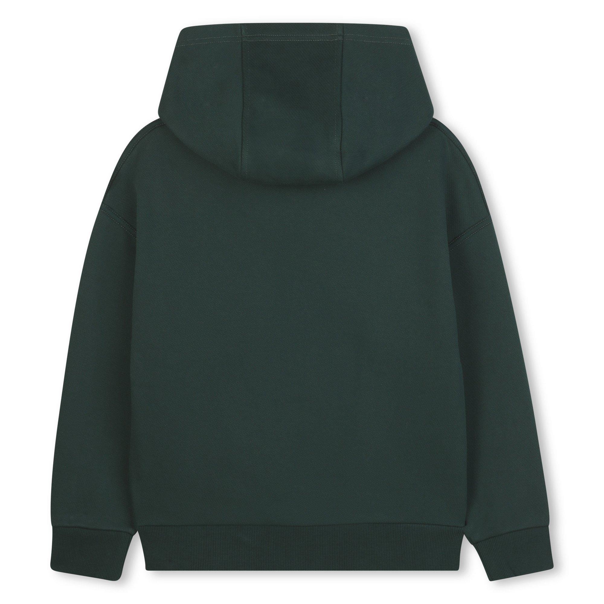 Dark Green - Timberland - Kids' Timb Large Logo Hoodie - 2