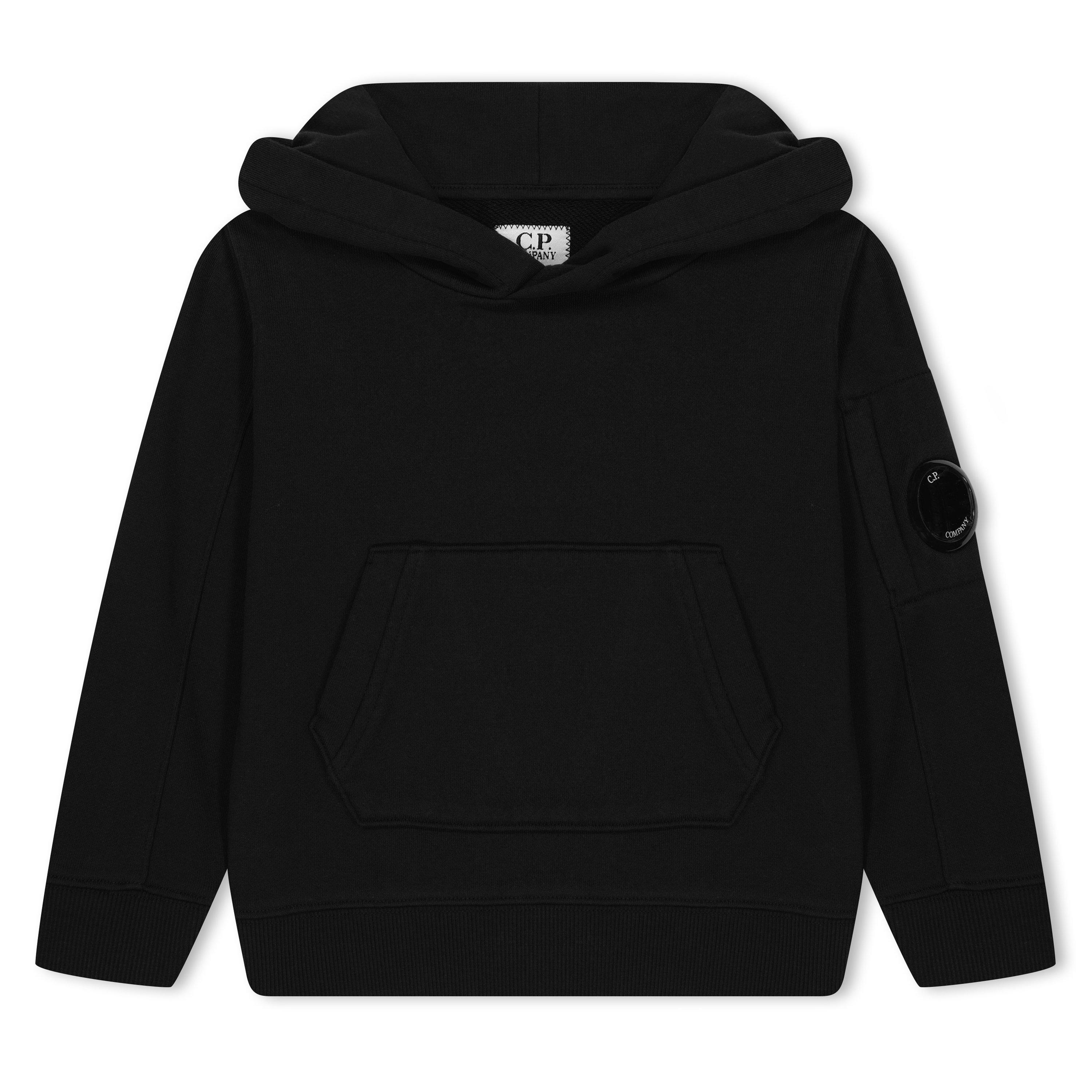 Black 60100 - CP Company - Boys' Lens Over-the-head Hoodie - 1