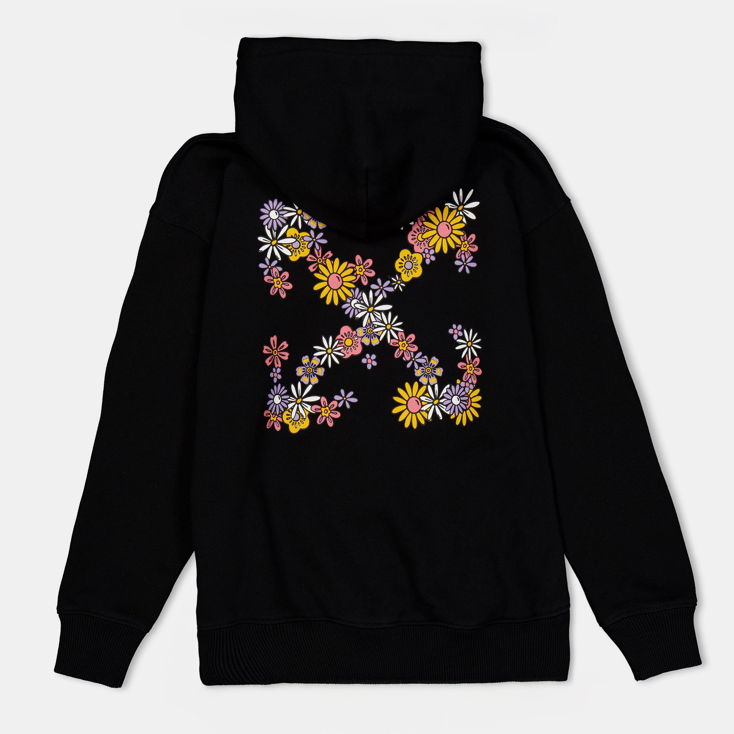 Preto/Lilás - Off White - Kids Hoodie - 2