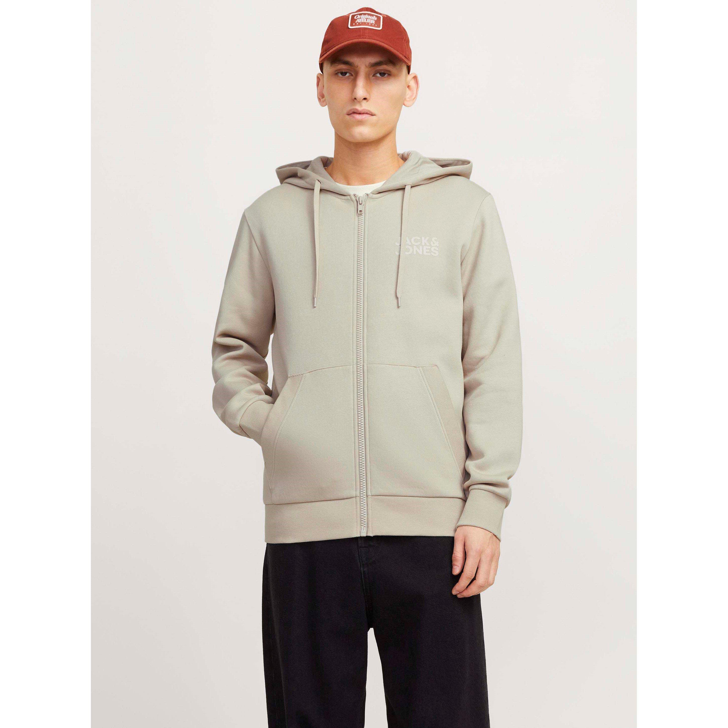 Moonbeam - Jack and Jones - Corp Logo Sweat Zip Hood Mens - 2