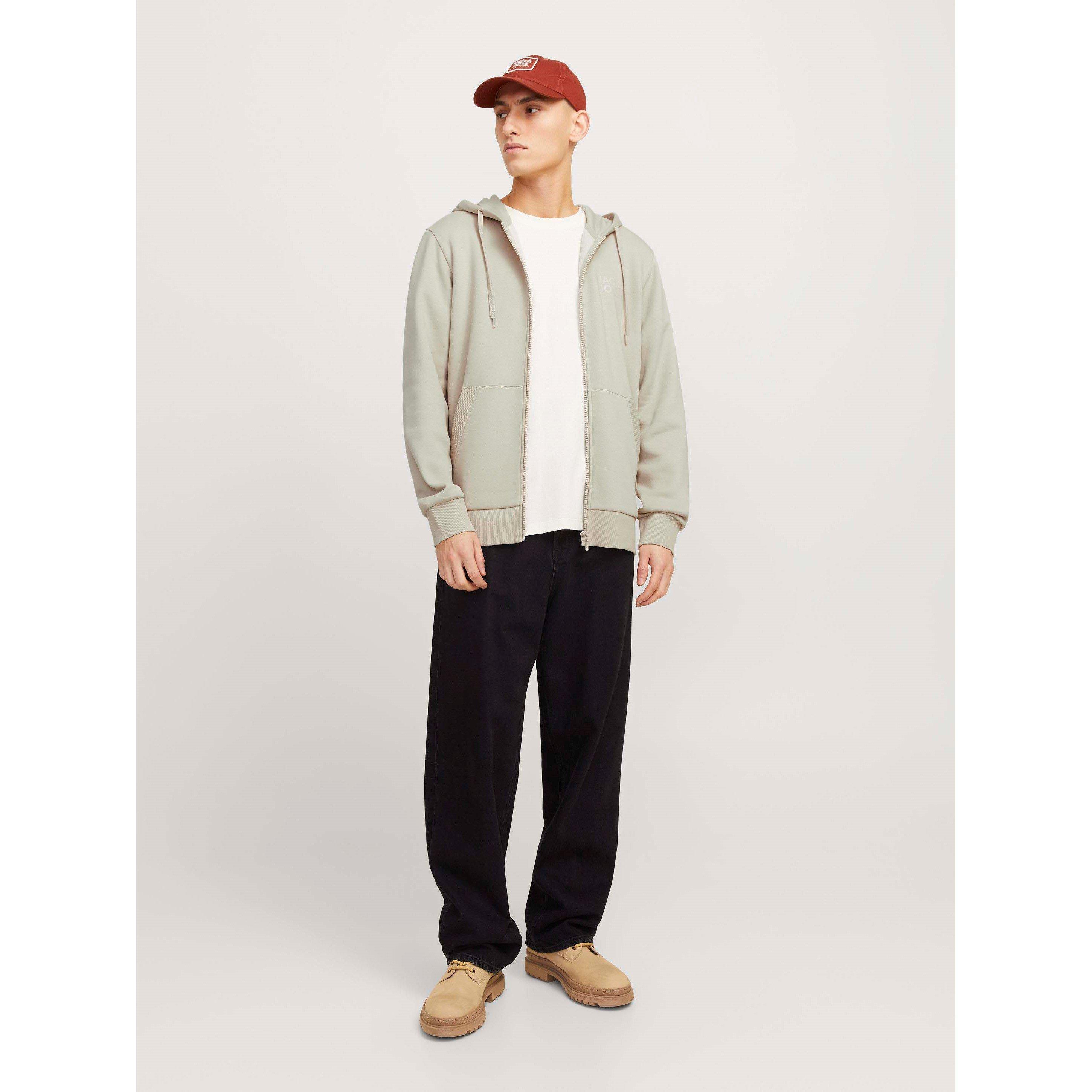 Moonbeam - Jack and Jones - Corp Logo Sweat Zip Hood Mens - 7