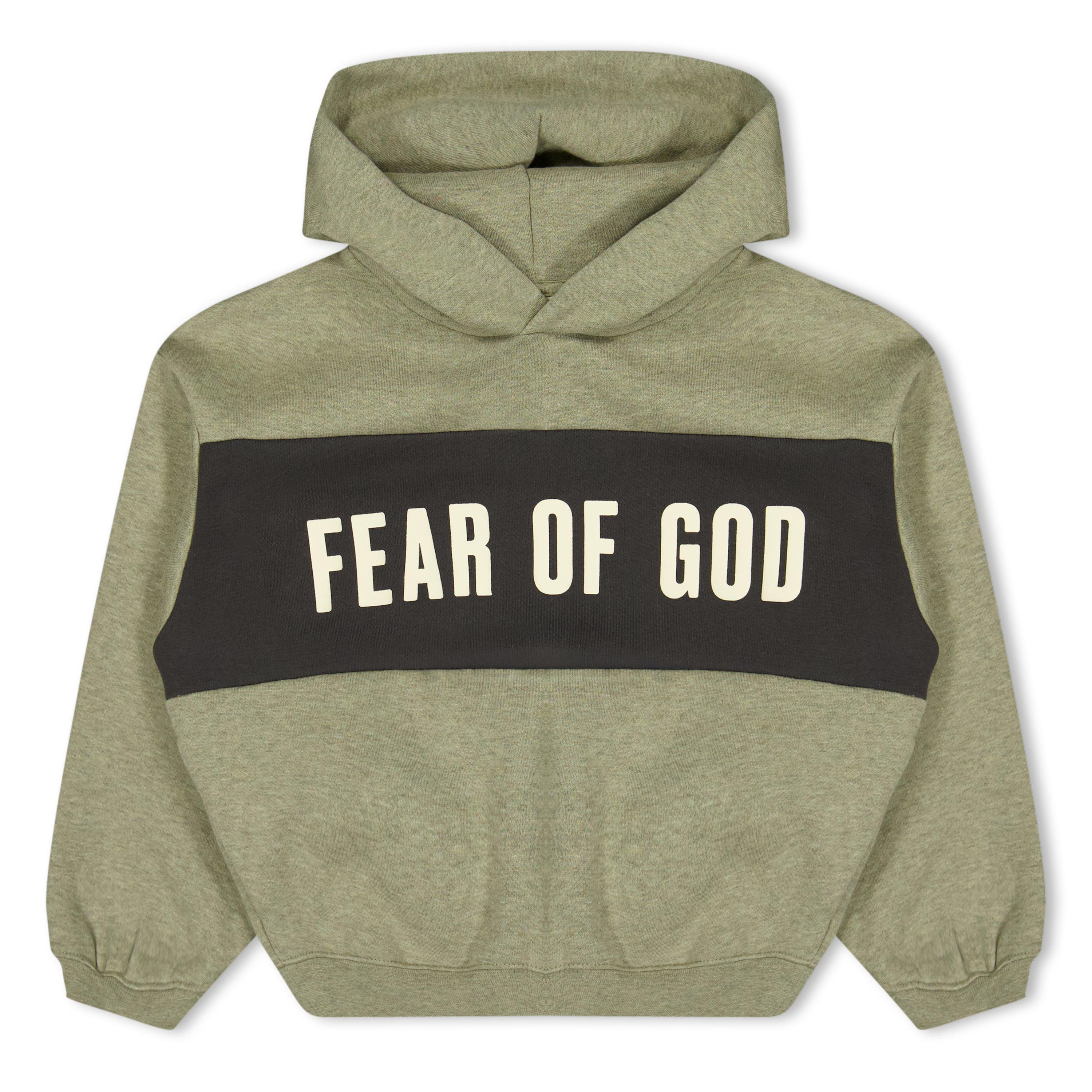 Seal Heather - Fear Of God Essentials - Unisex Kids' Overhead Hoodie - 1