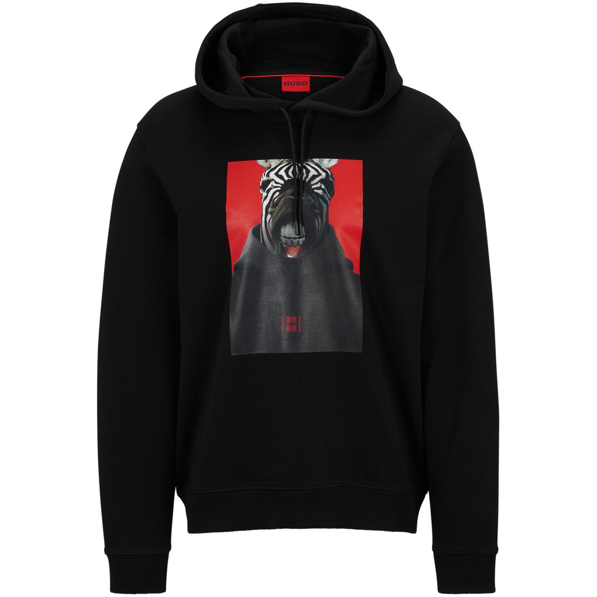 Hugo Men's Debras Pull Over Hoodie - Black - S