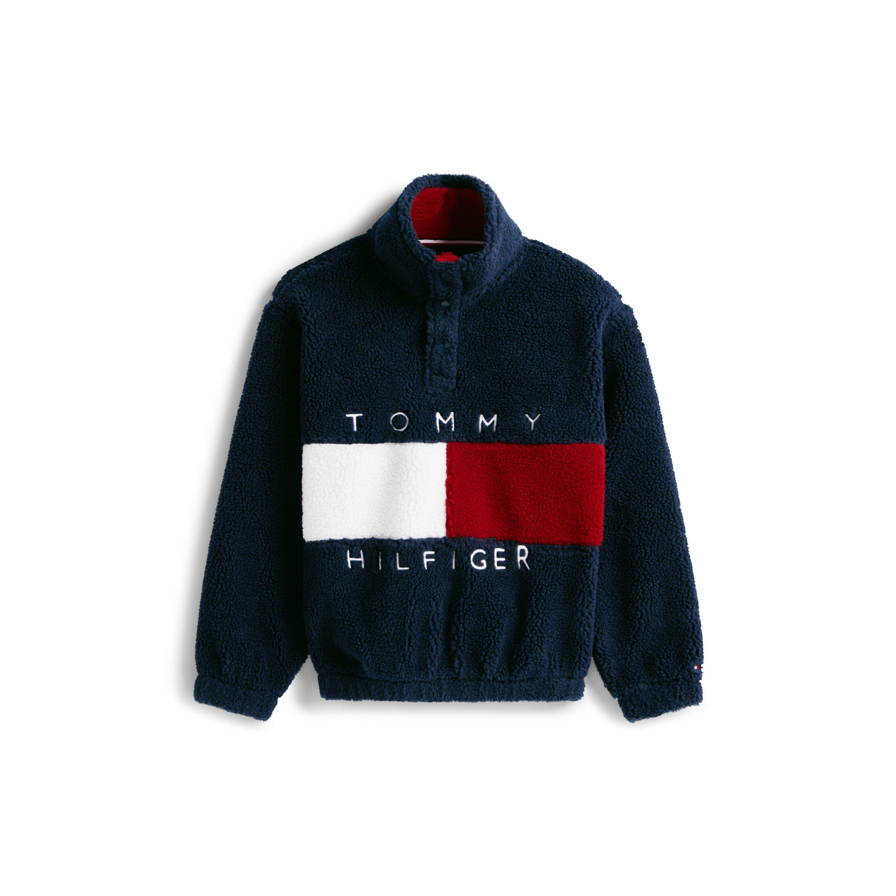 Tommy Hilfiger Boys Kids' Heritage Quarter Zip Fleece - Night Navy C1g - 16Y
