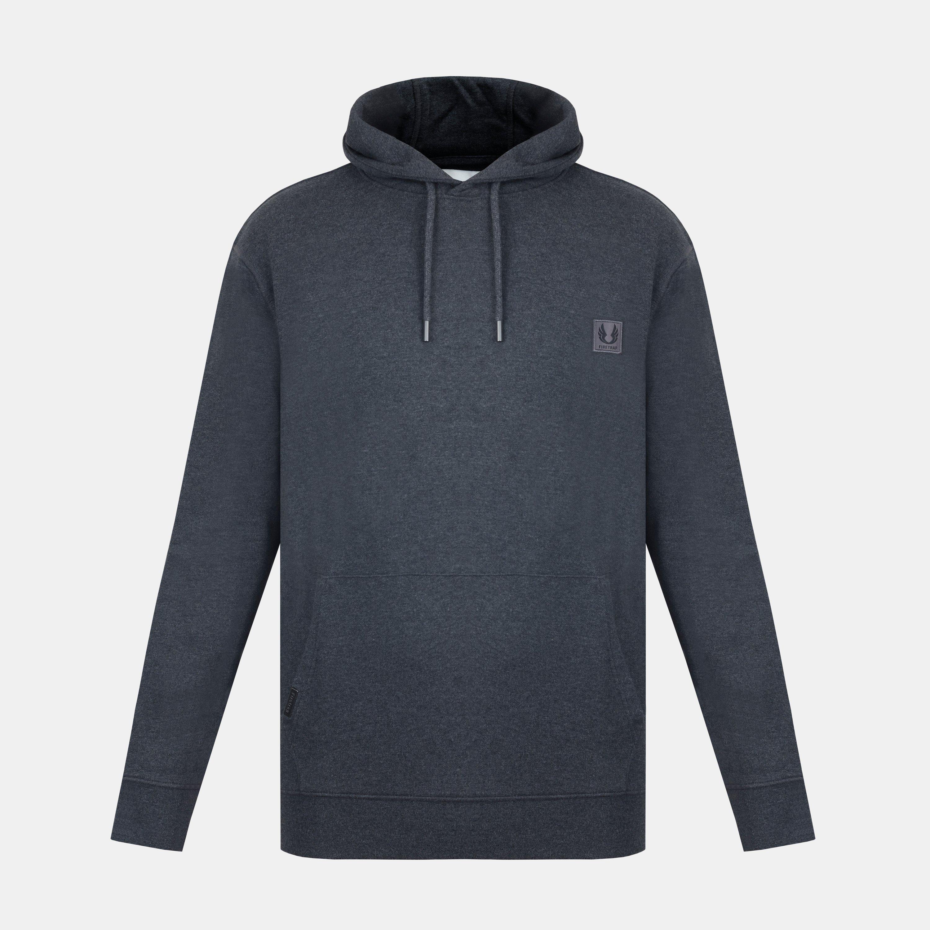 Firetrap Men's Core Hoodie - Charcoal Marl - M