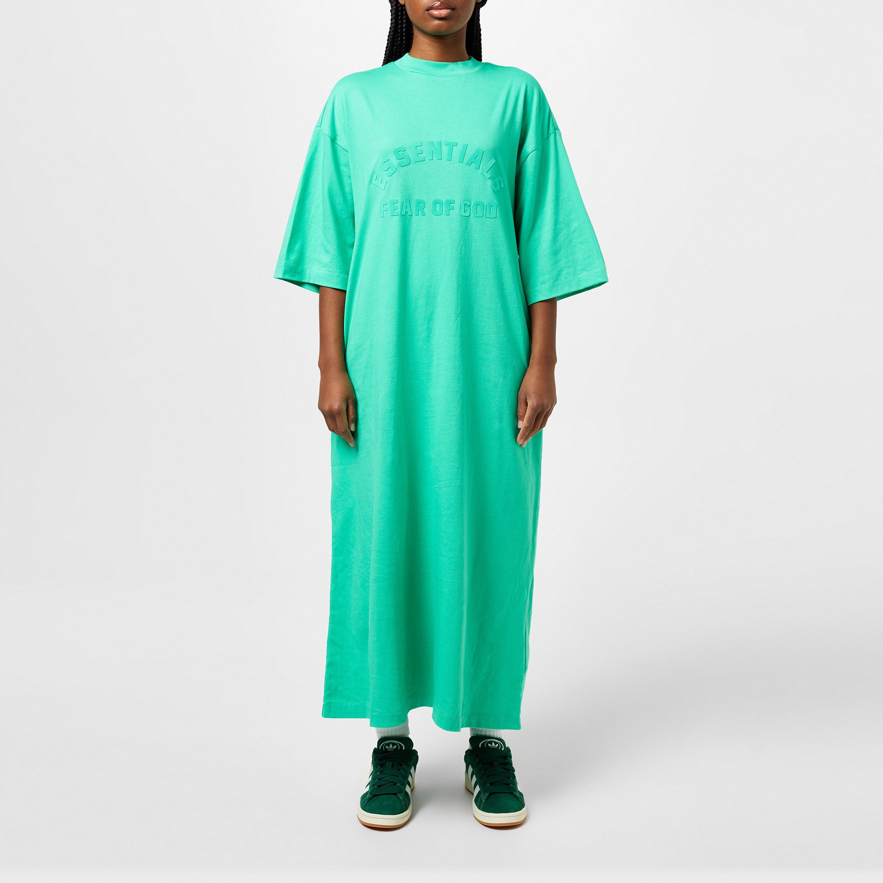 Fear Of God Essentials【3/4 Sleeve Dress 】 Fear of God ESSENTIALS Women's Essentials 3/4 Sleeve Dress