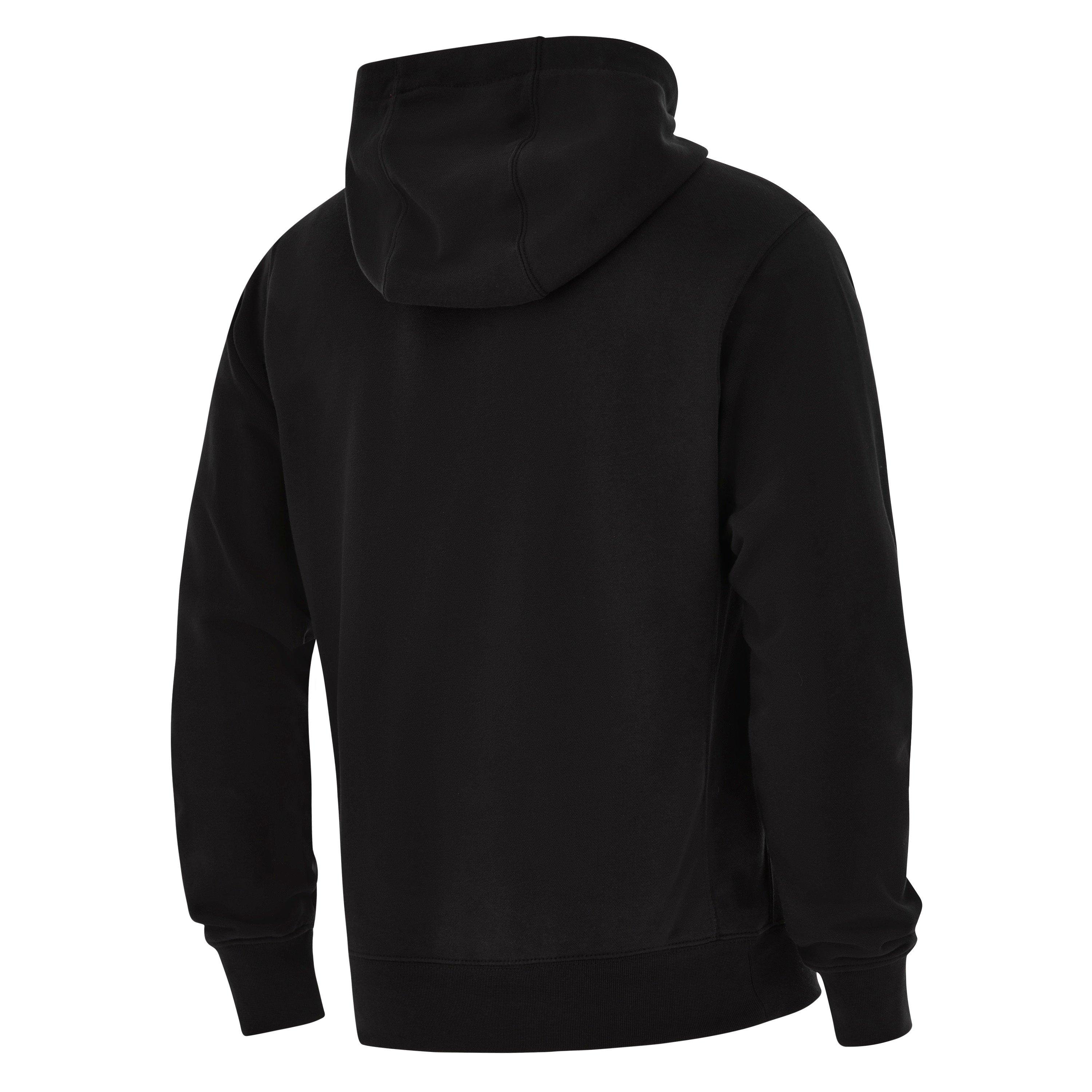 Zwart/Uni Rood - Nike - Kids' RC TN Over the Head Long-Sleeve Hoodie - 3
