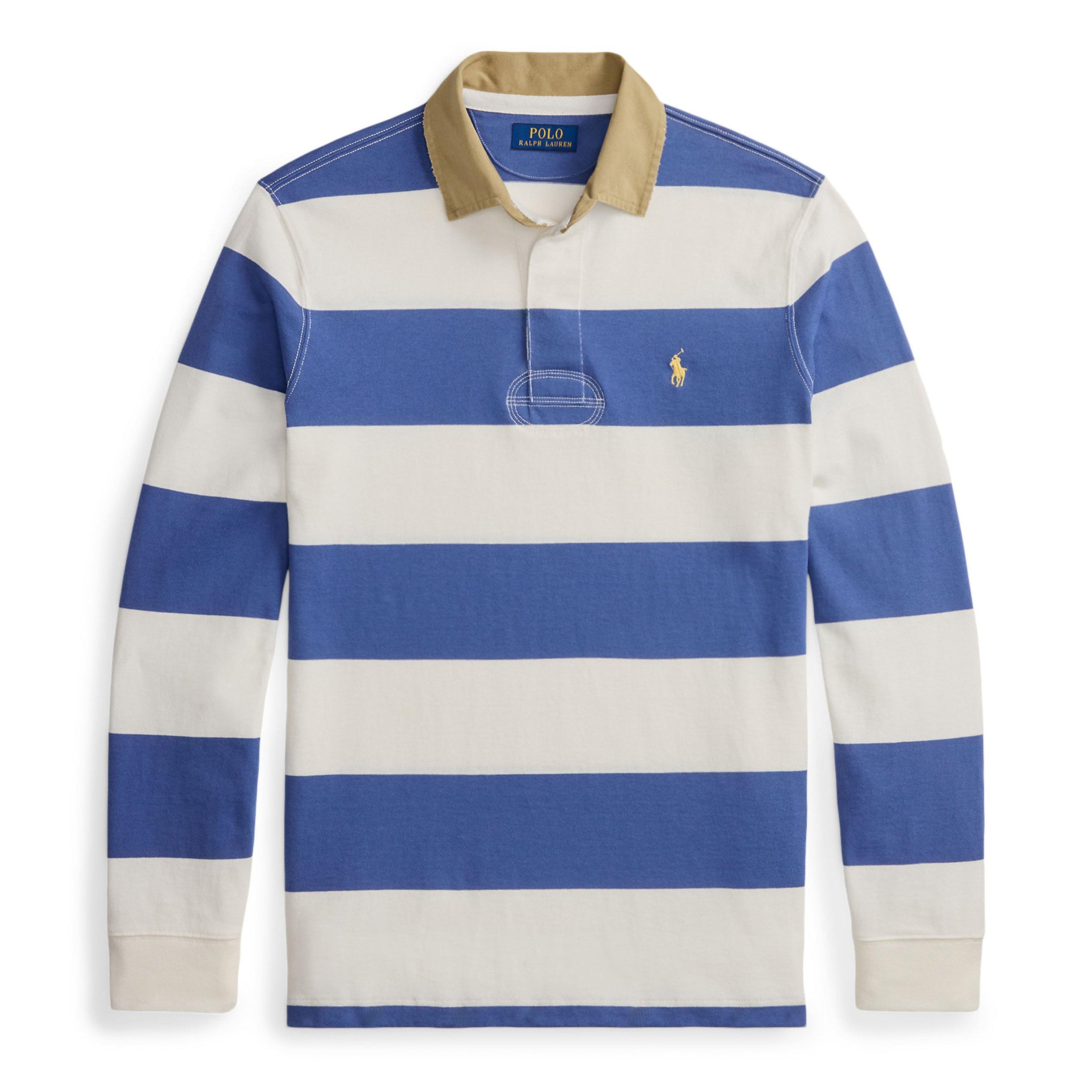 Old Royal/Cream - Polo Ralph Lauren - Men's Rugby Shirt - 1
