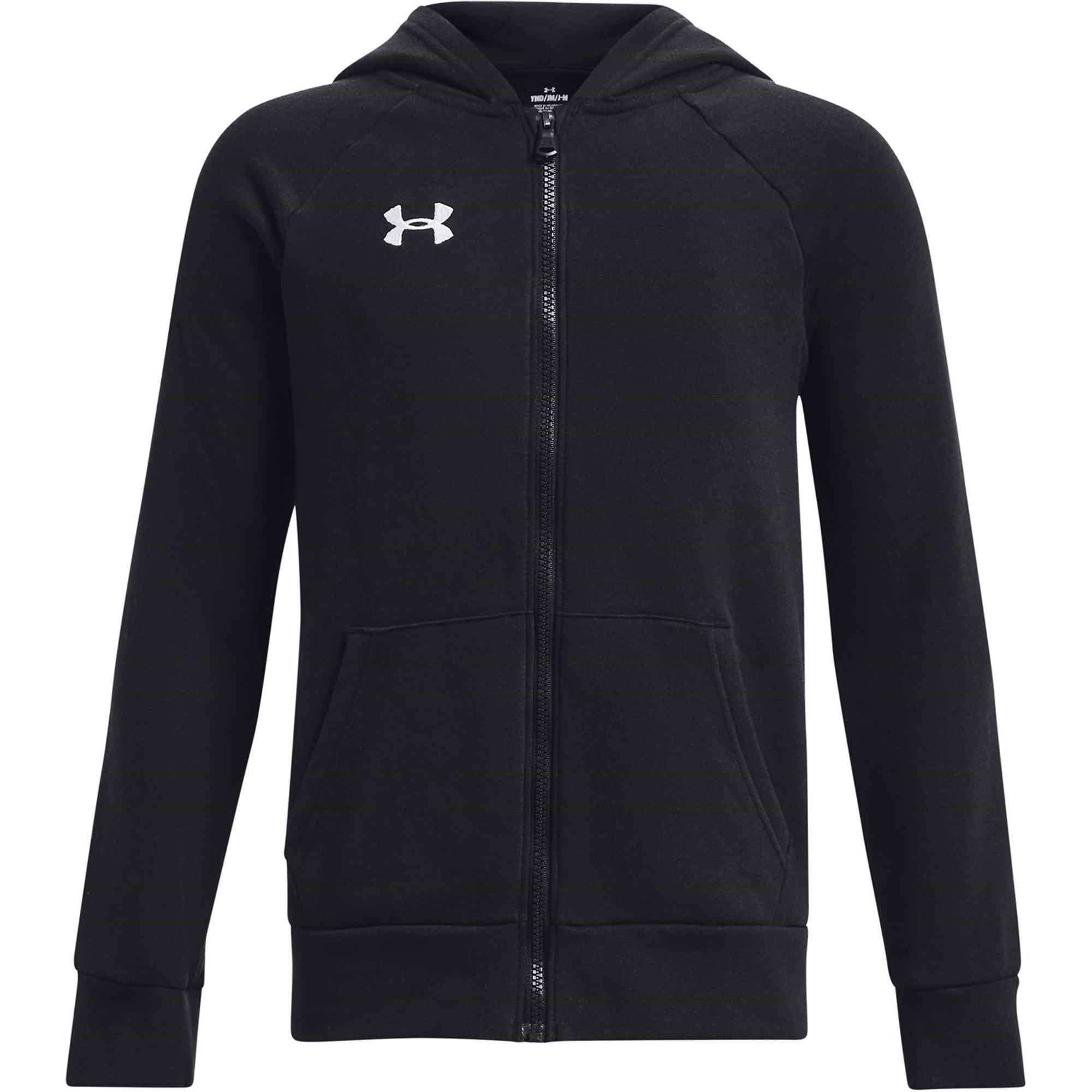 Nero - Under Armour - Rival Fleece Full-Zip Hoodie Juniors - 1