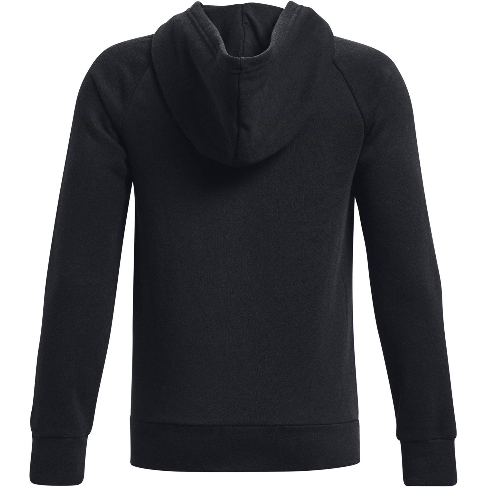 Black - Under Armour - Rival Fleece Full-Zip Hoodie Juniors - 2