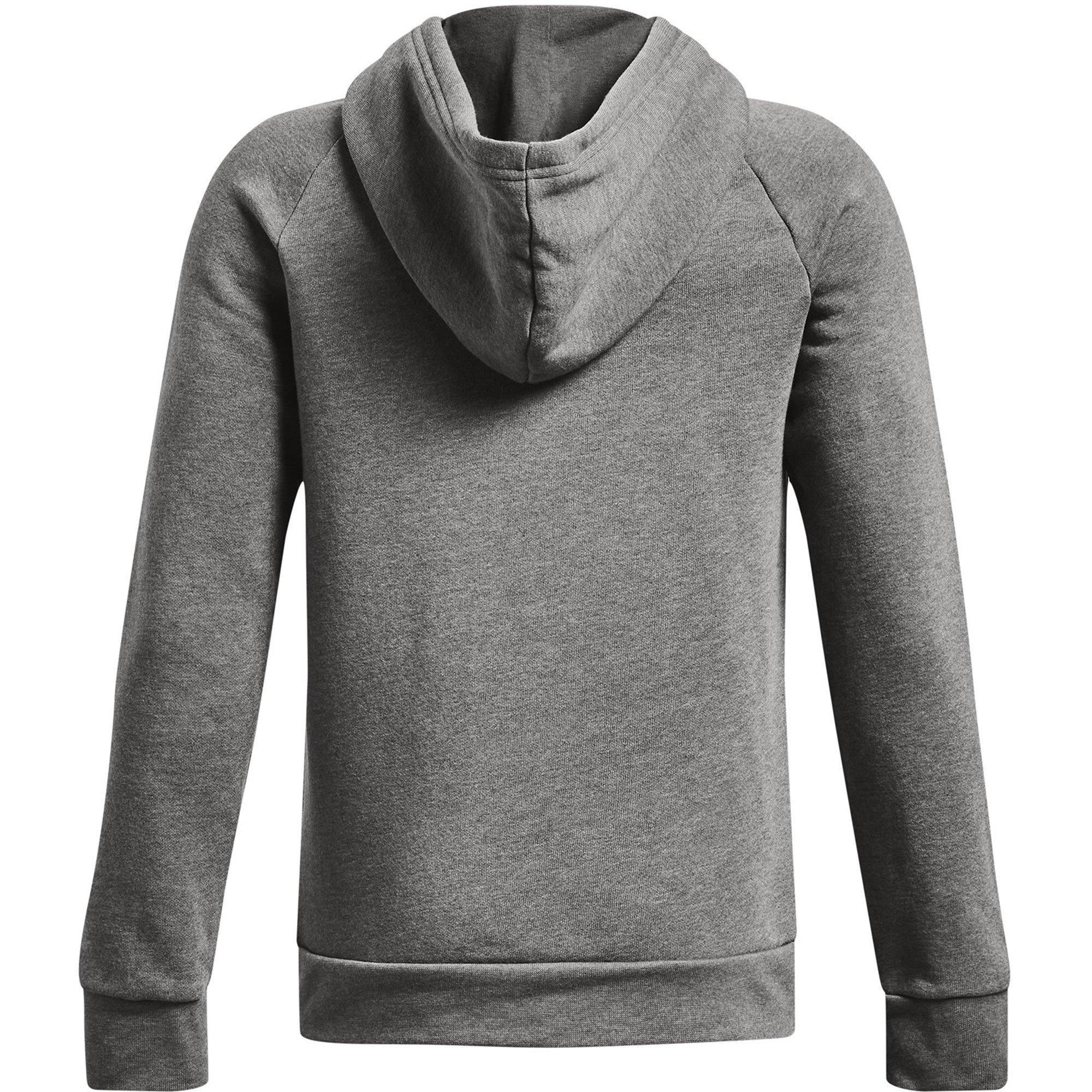 Sivo - Under Armour - UA Rival Fleece Hoodie Boy's - 4
