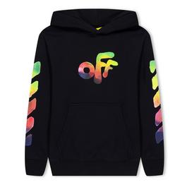 Off White Rounded Diag Hoodie Juniors