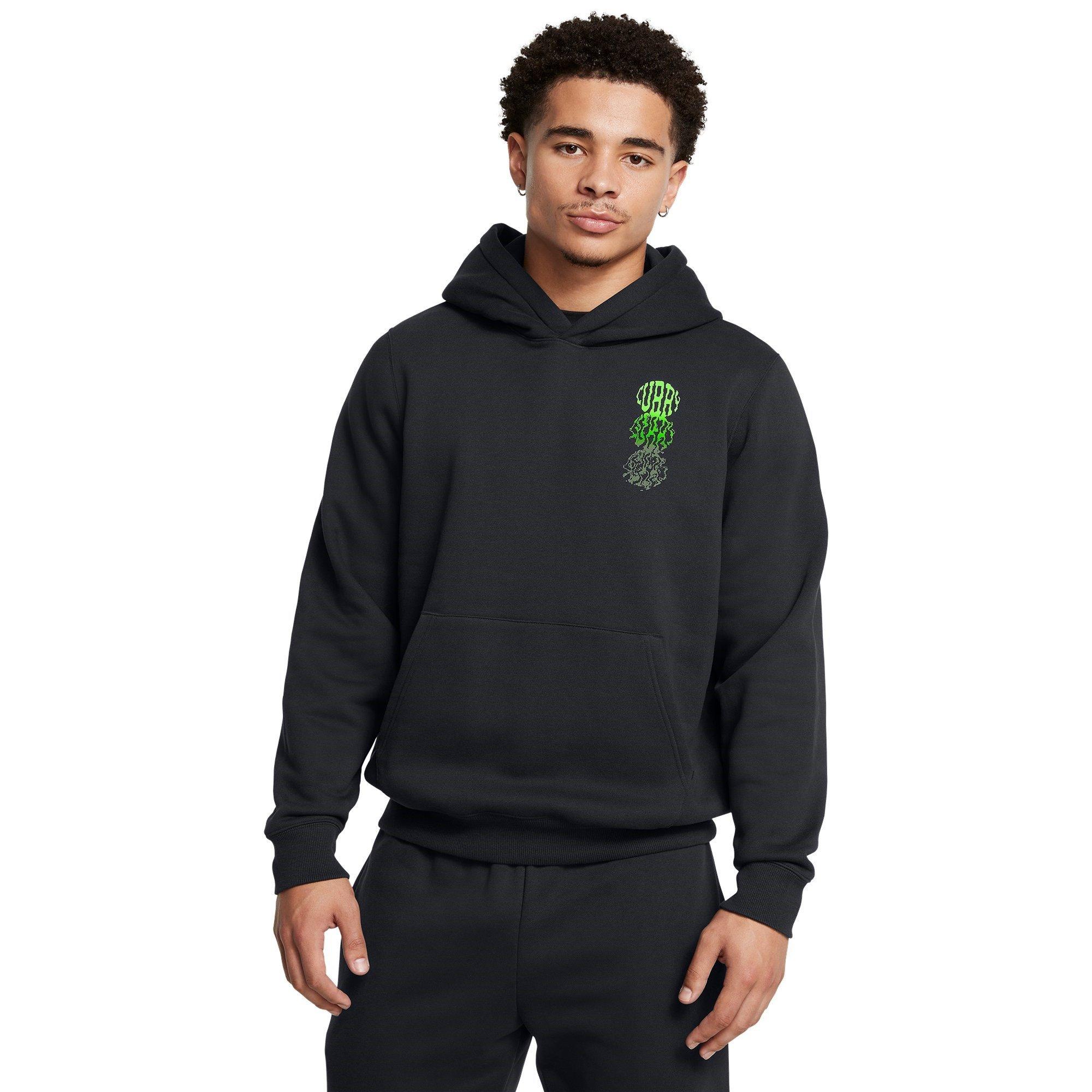 Black/Green - Under Armour - Curry Splash Graphic Hoodie Mens - 2