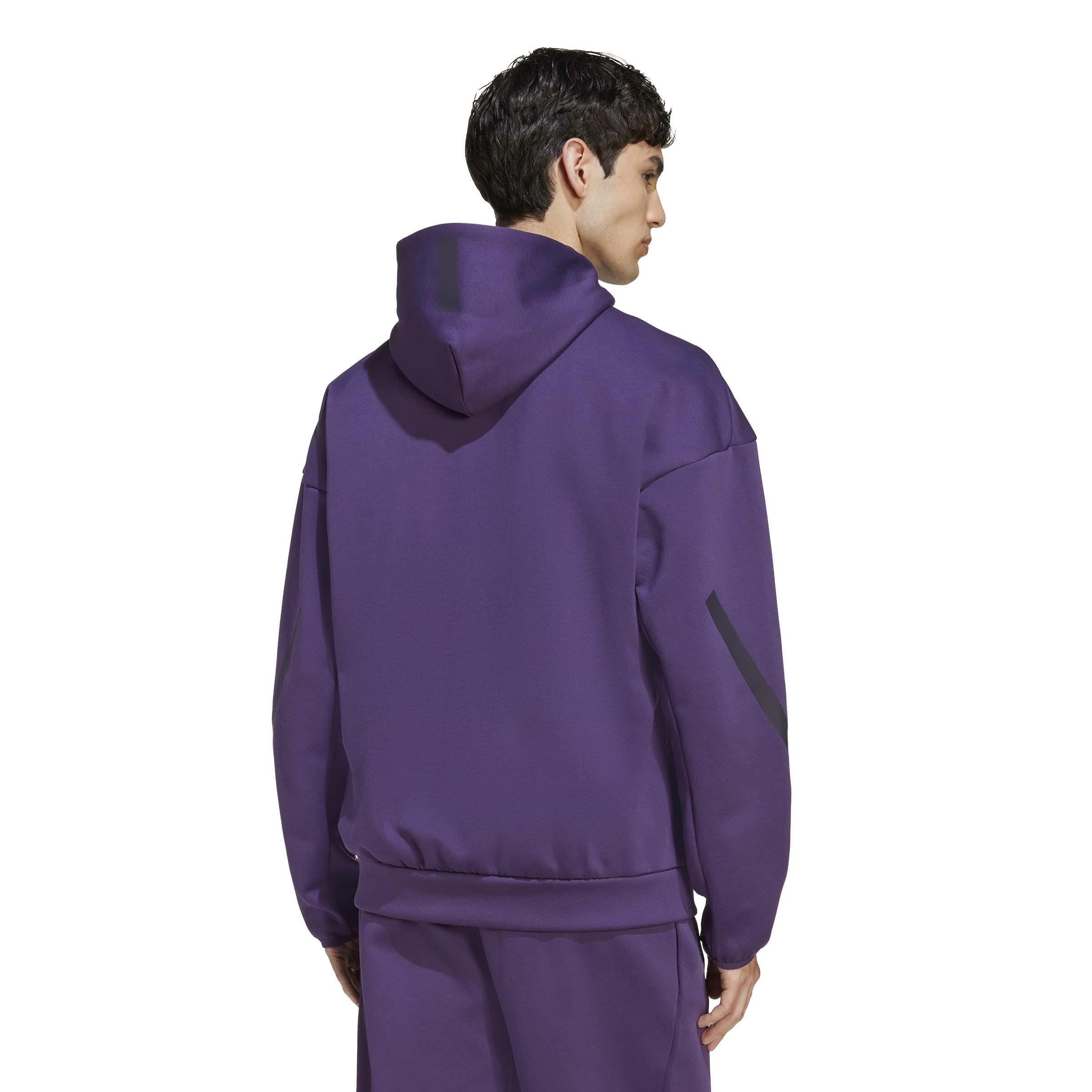 Aurora Plum - adidas - Sportswear Z.N.E. Mens Full-Zip Hooded Track Jacket - 3