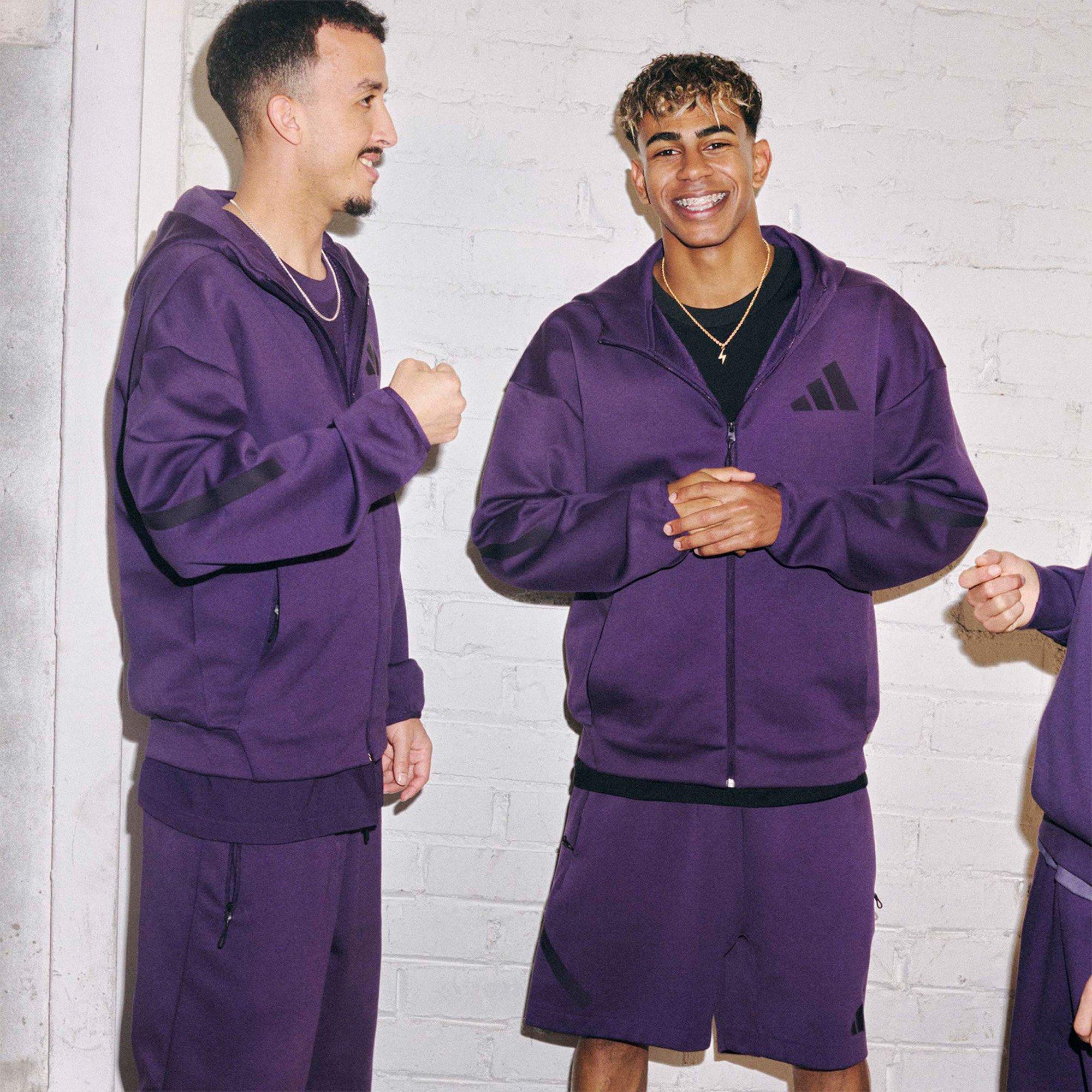 Aurora Plum - adidas - Sportswear Z.N.E. Mens Full-Zip Hooded Track Jacket - 10