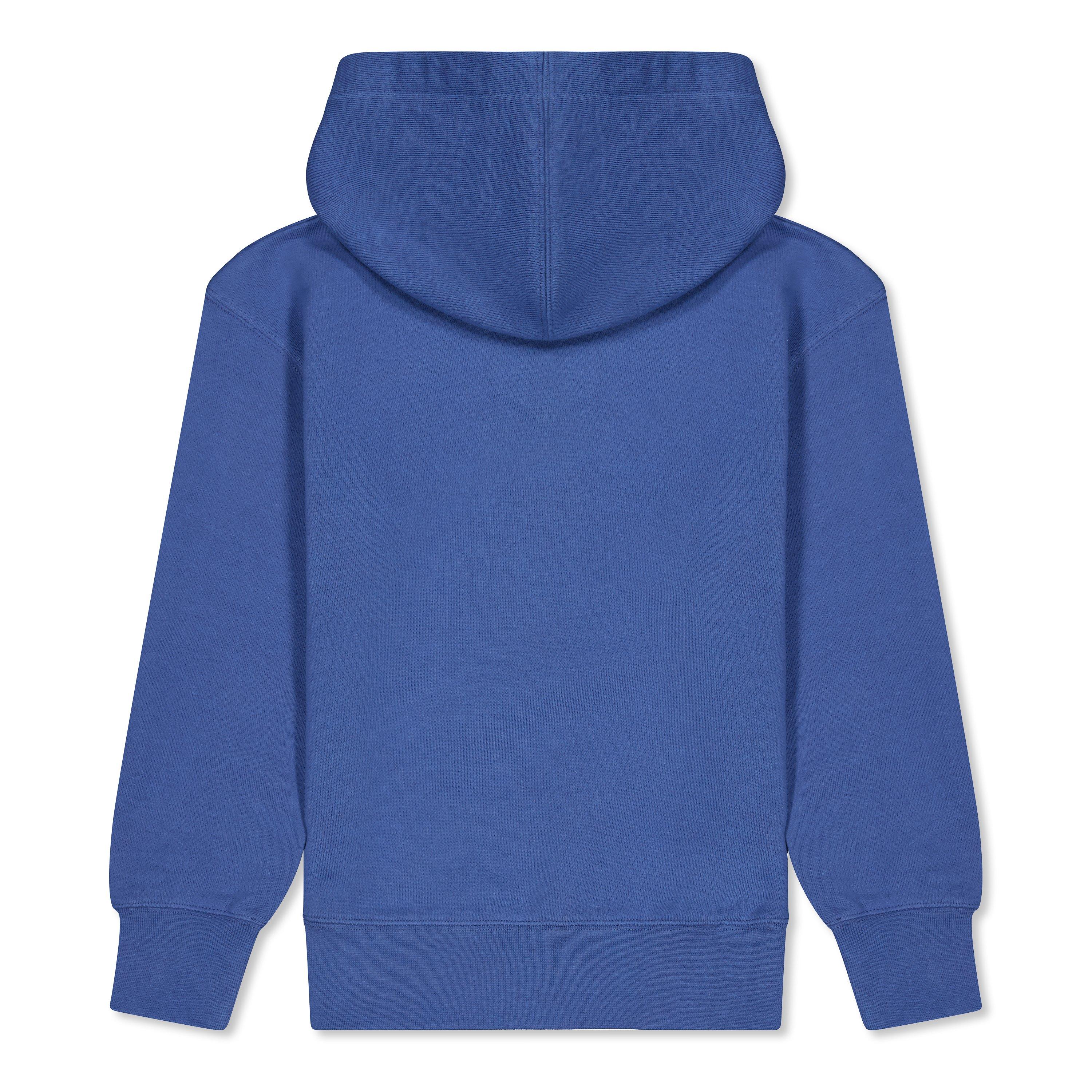 Blue - Palm Angels - Kids' Palm Bear Over the Head Cotton Hoodie - 2