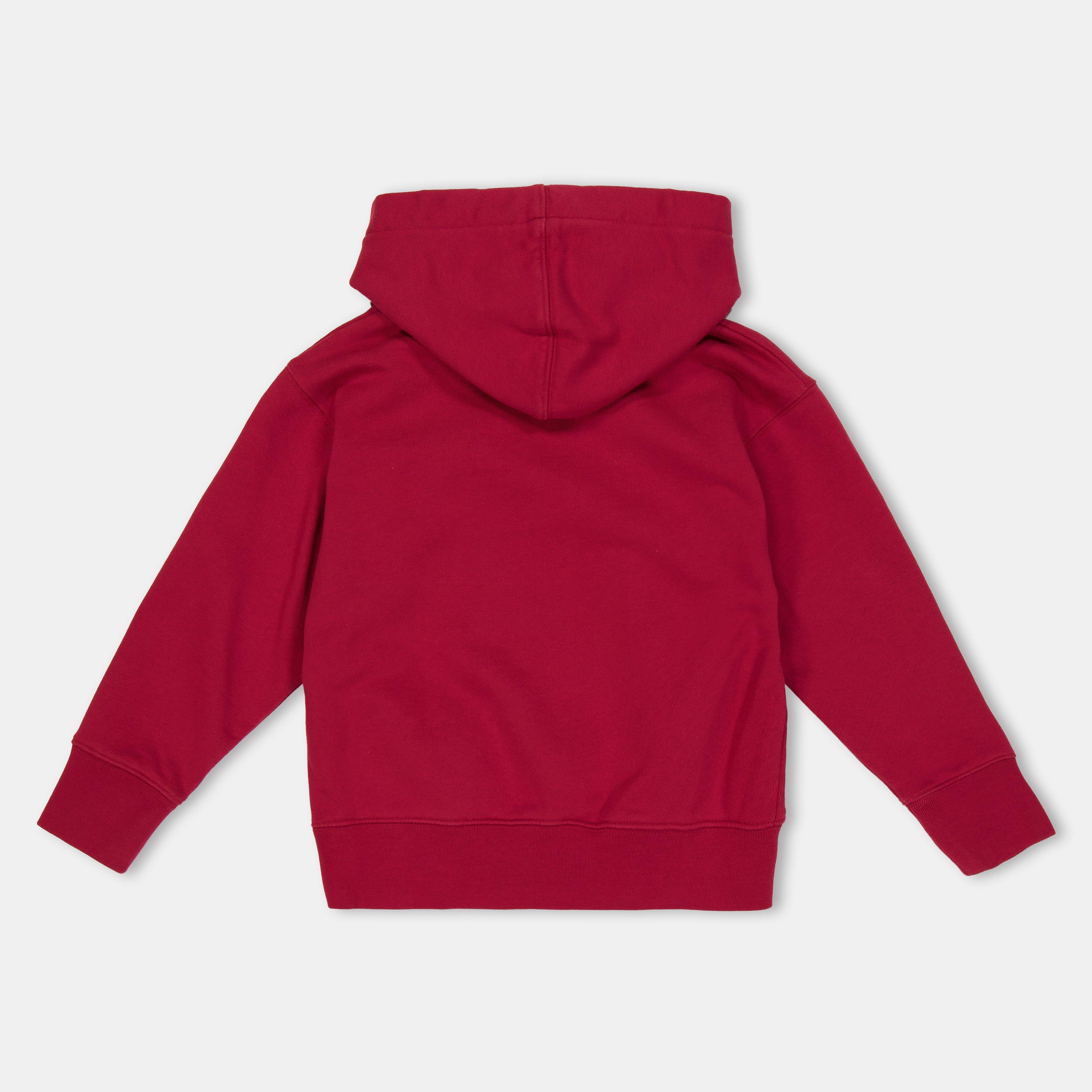 Red/Pnk 2730 - Palm Angels - Kids' Over the Head Hoodie - 1