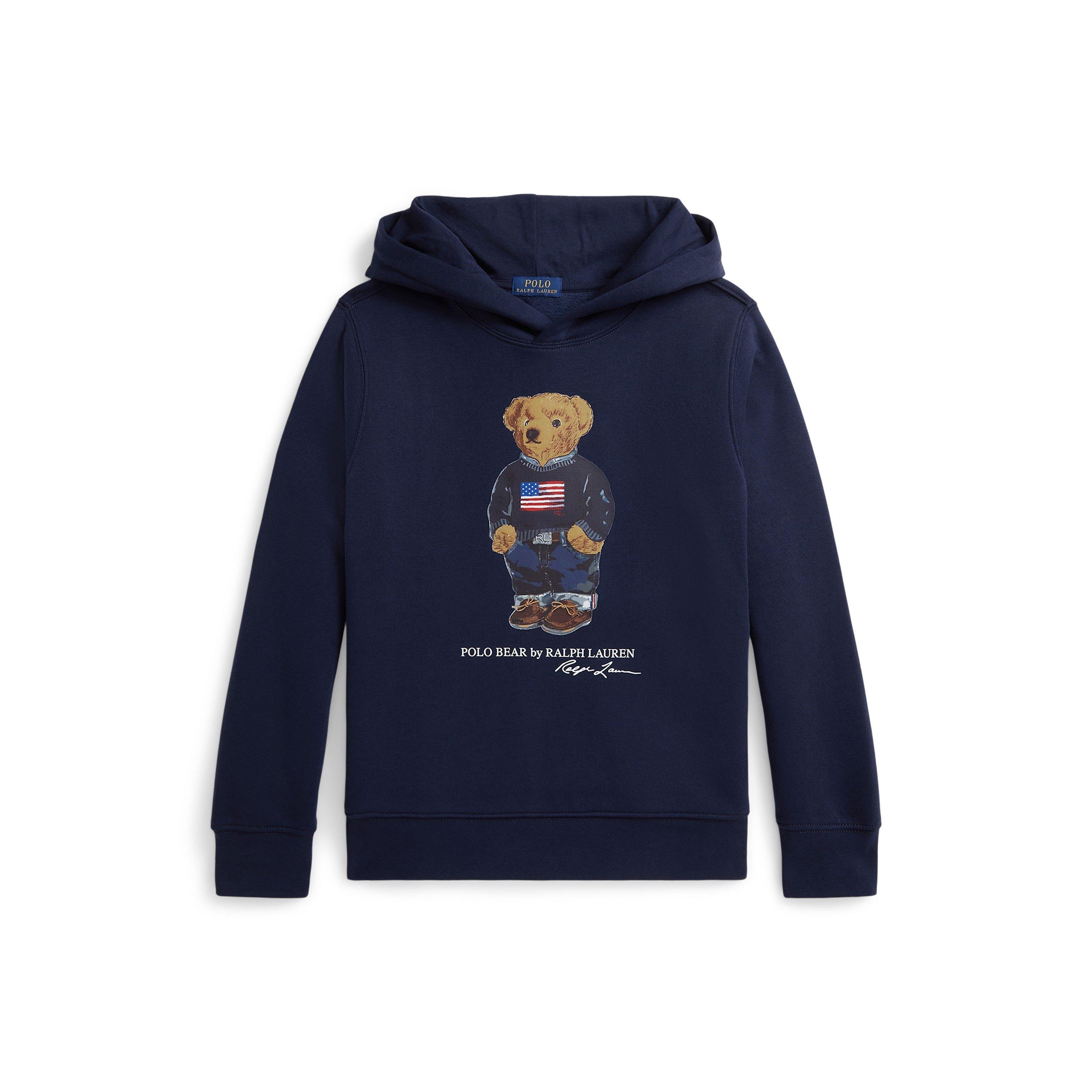 Cruise Navy - Polo Ralph Lauren - Kids' Bear Overhead Hoodie - 1