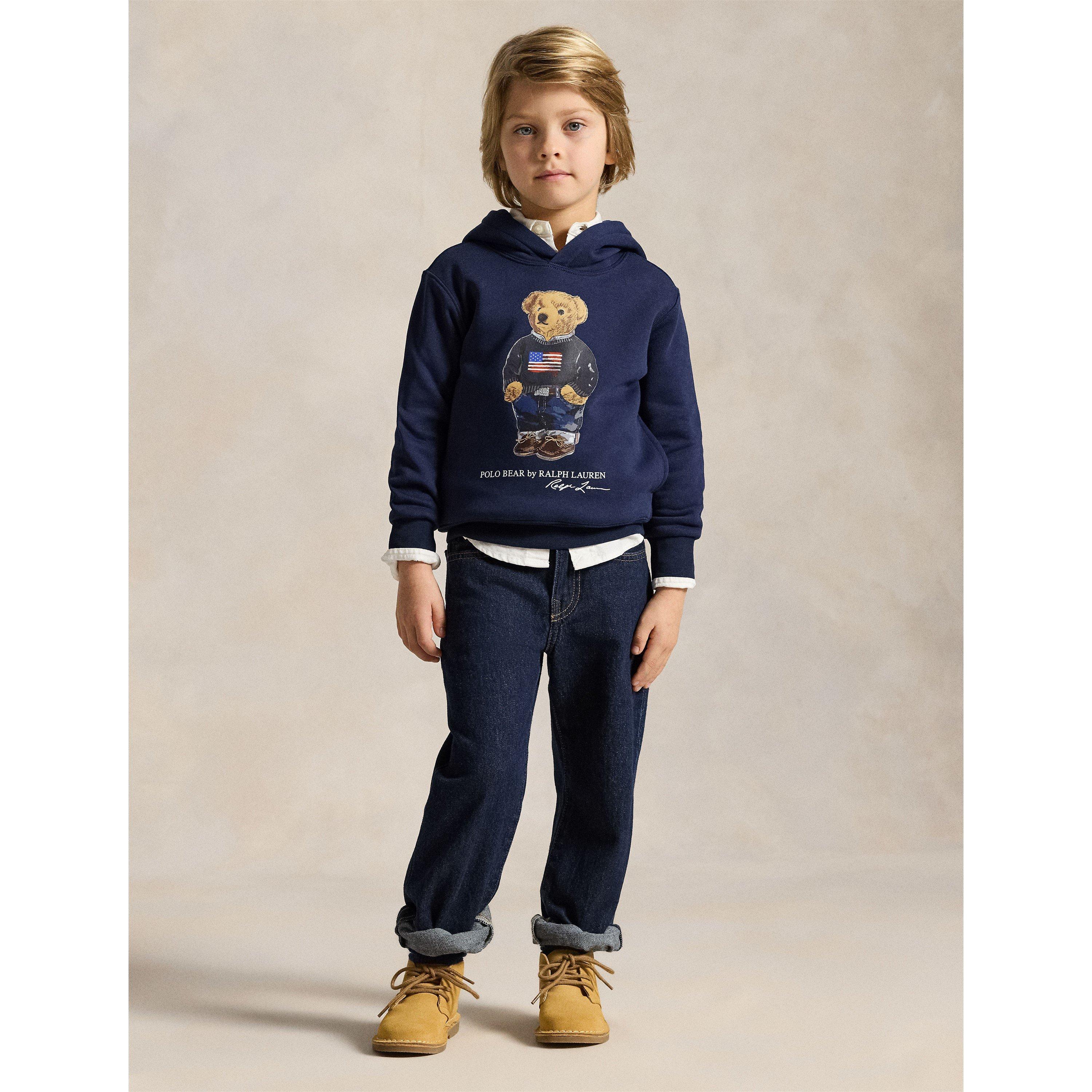 Cruise Navy - Polo Ralph Lauren - Kids' Bear Overhead Hoodie - 5