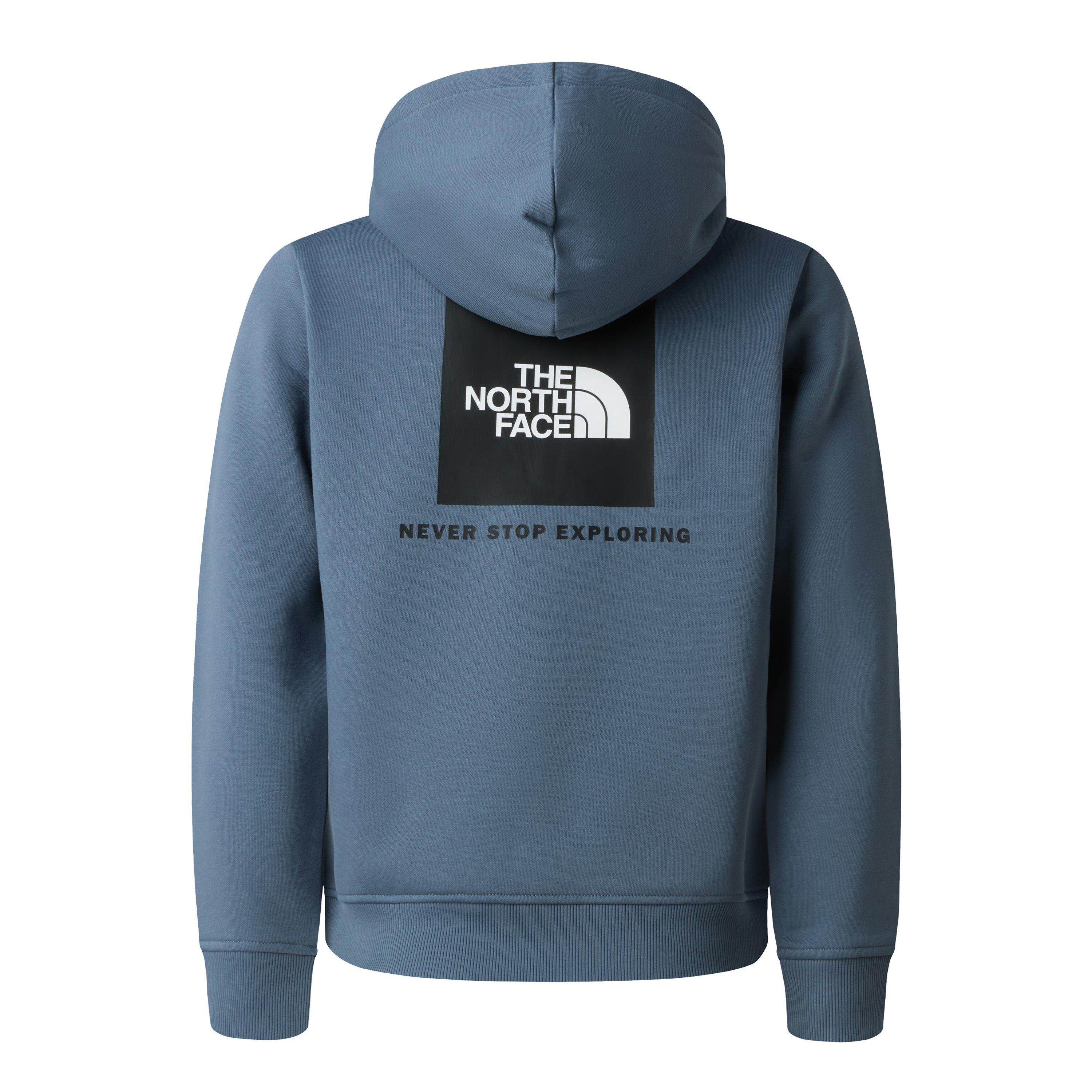 The North Face  Kids TNF Box Never Stop Exploring Hoodie - Grnite Grey 0U3 - L