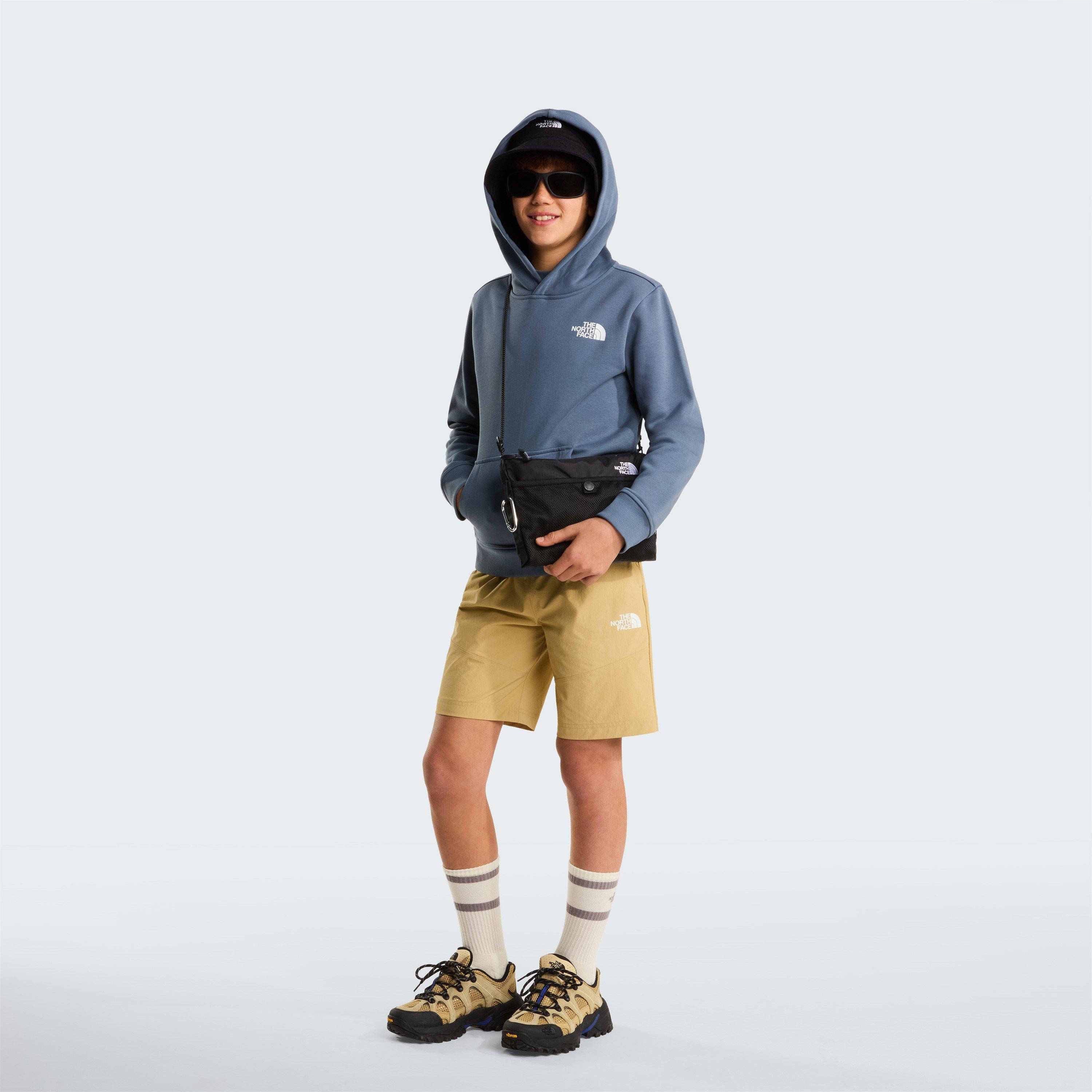 Grnite Grey 0U3 - The North Face - Unisex Kids TNF Box Never Stop Exploring Hoodie - 6